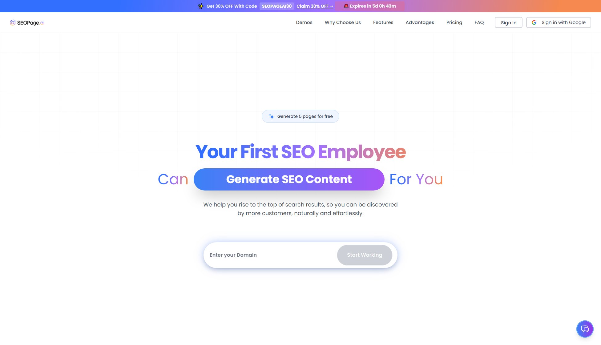 SEOPage.ai SEOPage.ai Interface & Screenshots