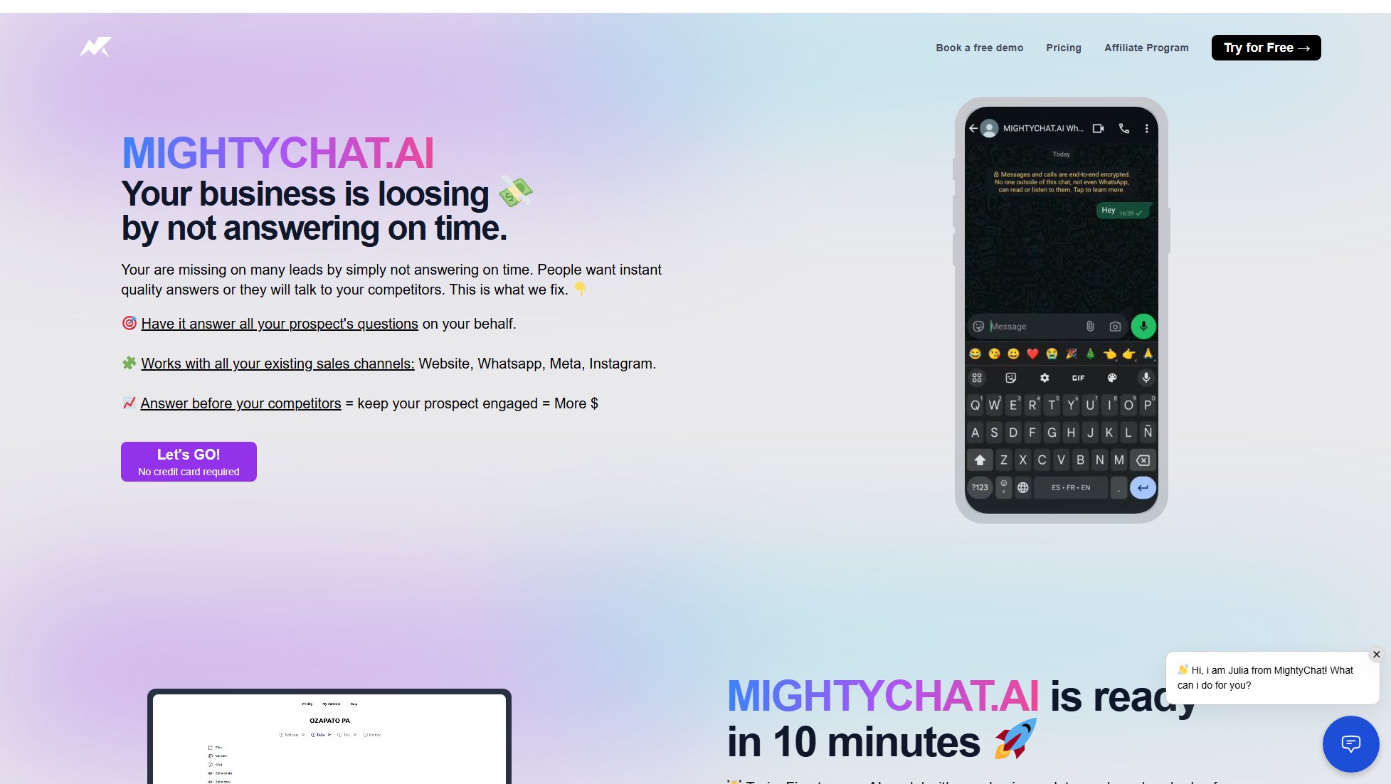 MightyChat.ai Screenshot MightyChat.ai Screenshot