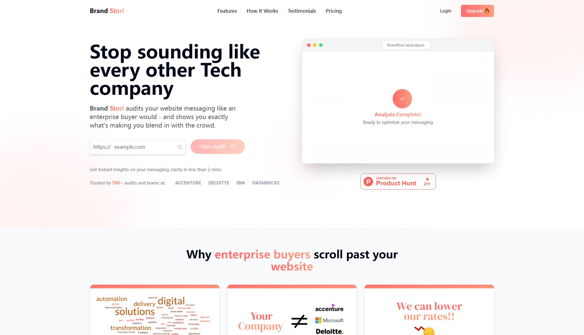 BrandStori BrandStori Interface & Screenshots