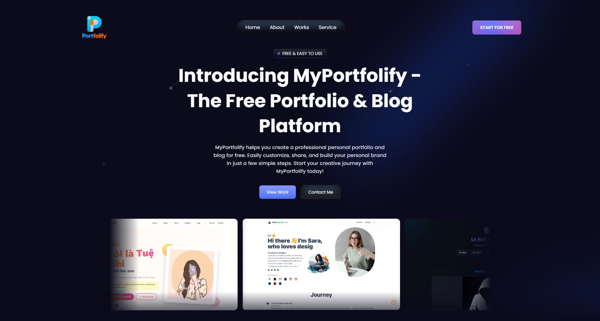 MyPortfolify Screenshot MyPortfolify Screenshot