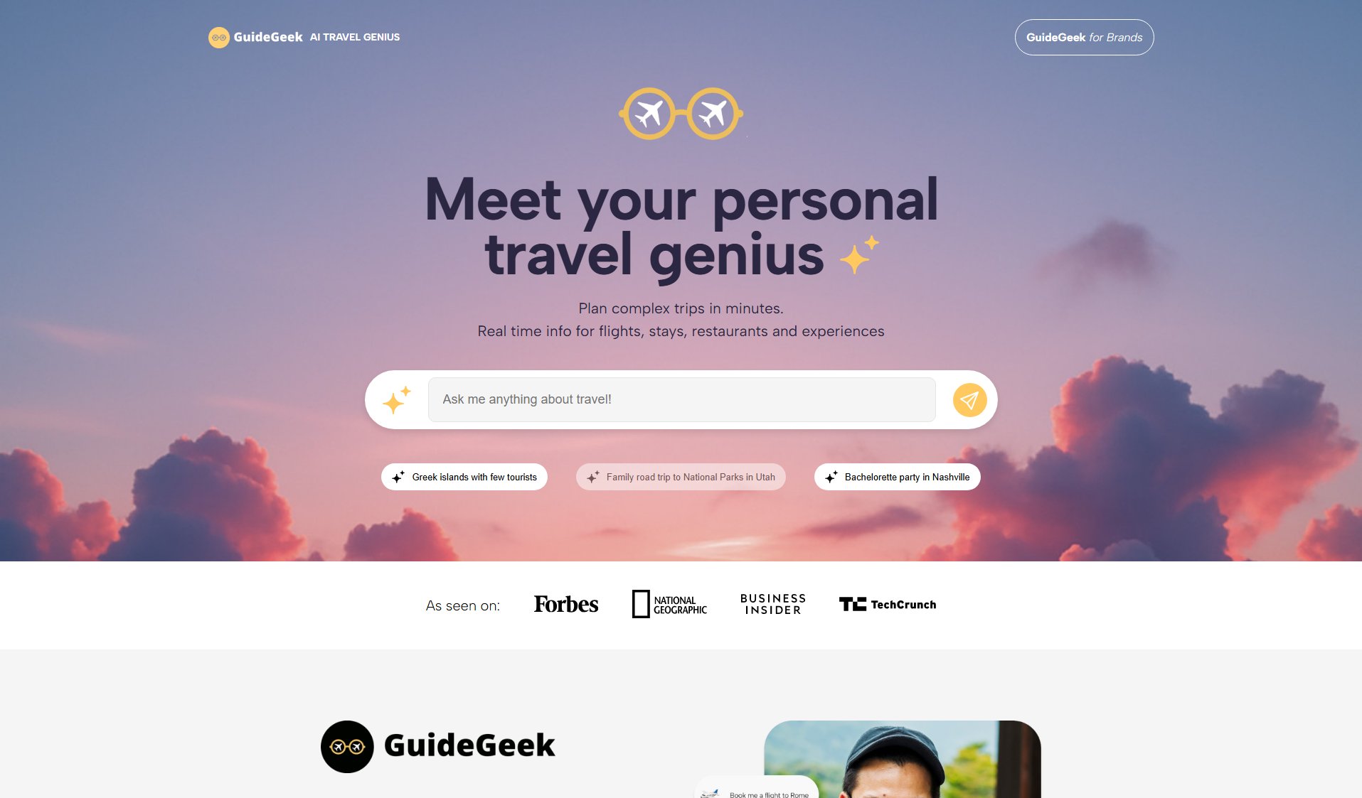 GuideGeek GuideGeek Interface & Screenshots