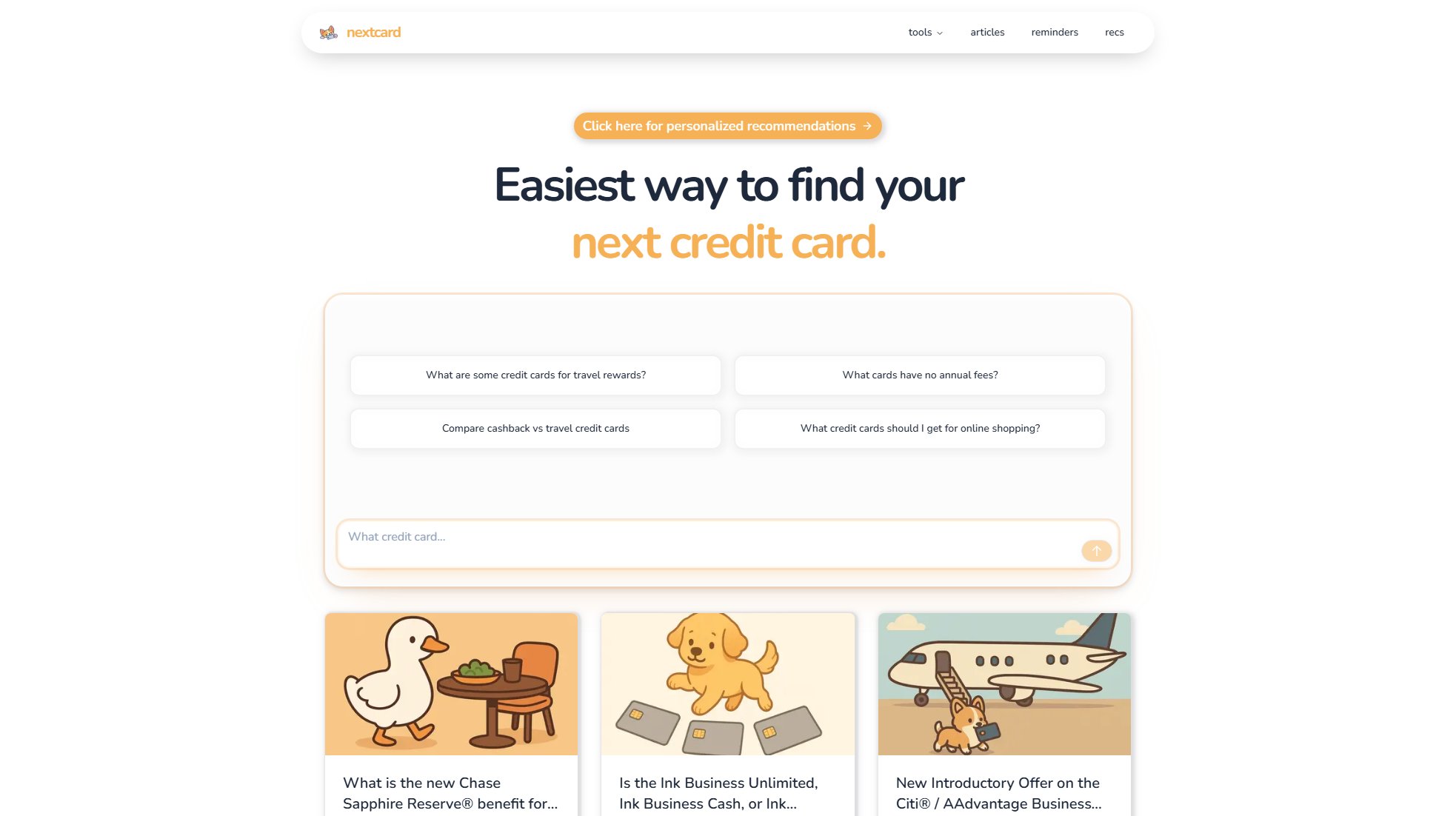 NextCard NextCard Interface & Screenshots NextCard NextCard Interface & Screenshots