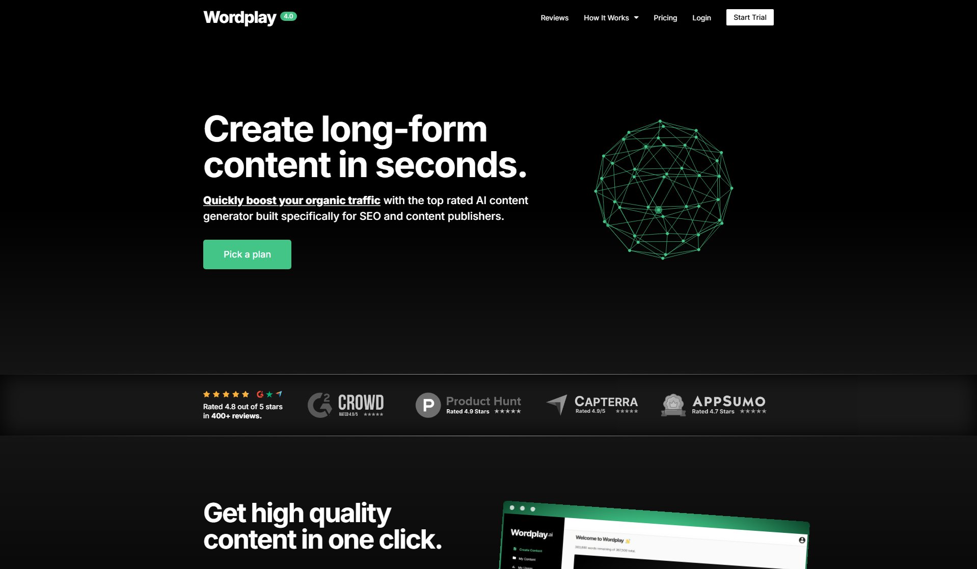 Wordplay.ai Wordplay.ai Interface & Screenshots