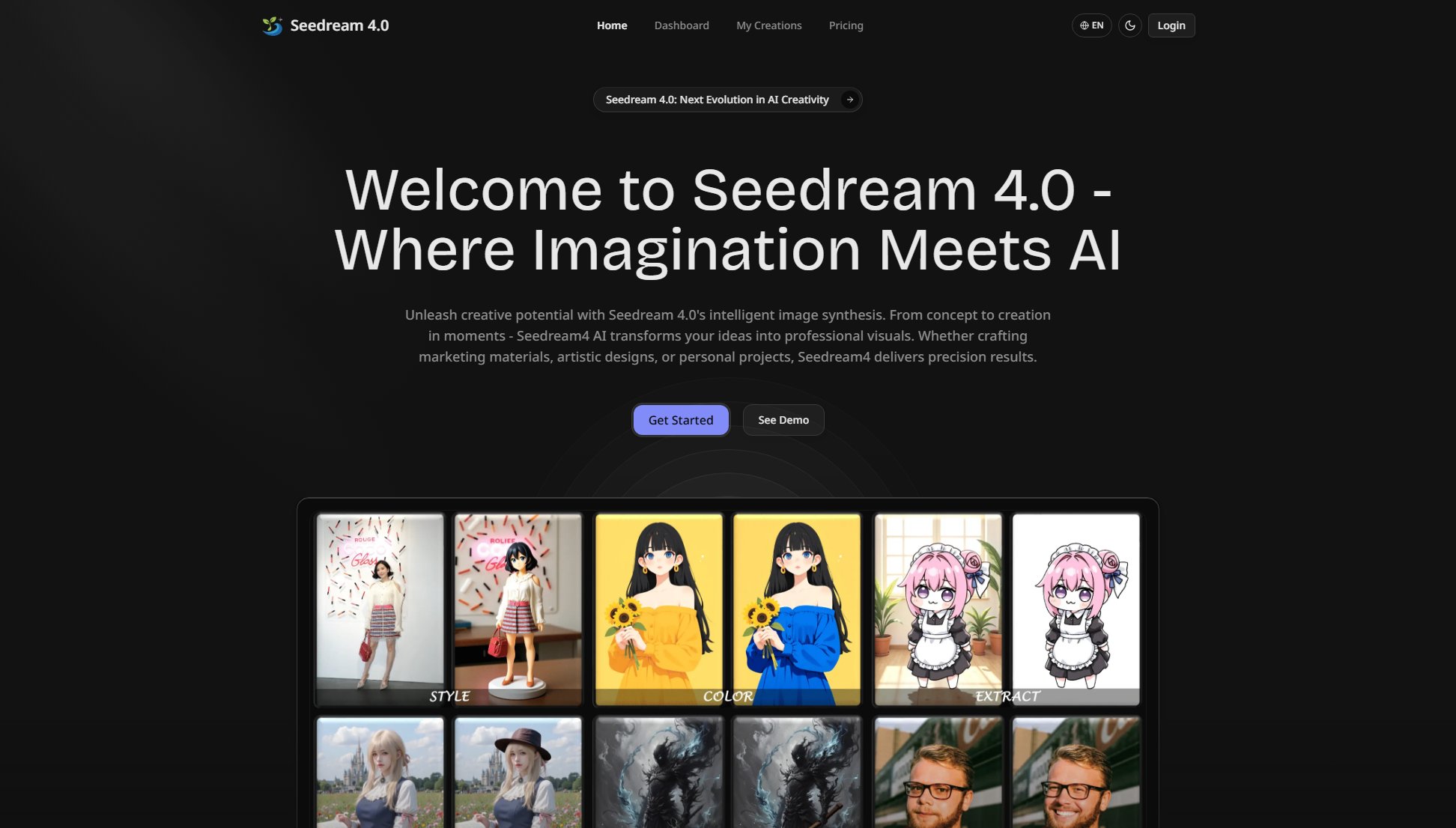 Seedream 4.0 Screenshot