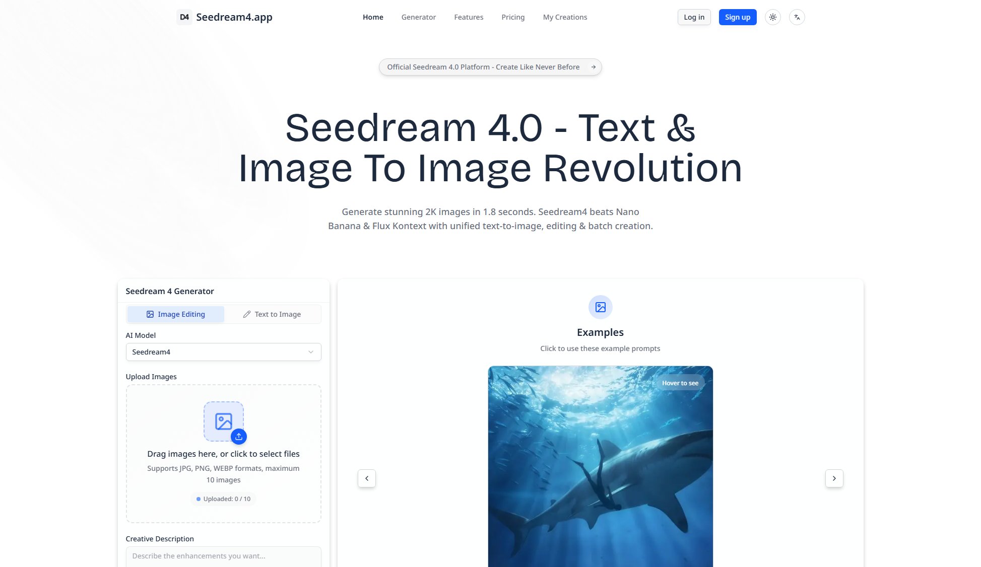 Seedream 4.0 Seedream 4.0 Interface & Screenshots