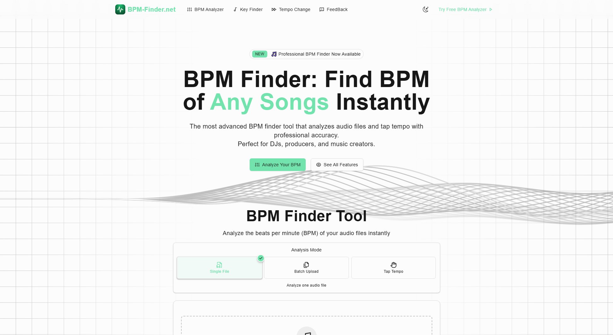 BPM Finder Screenshot BPM Finder Screenshot