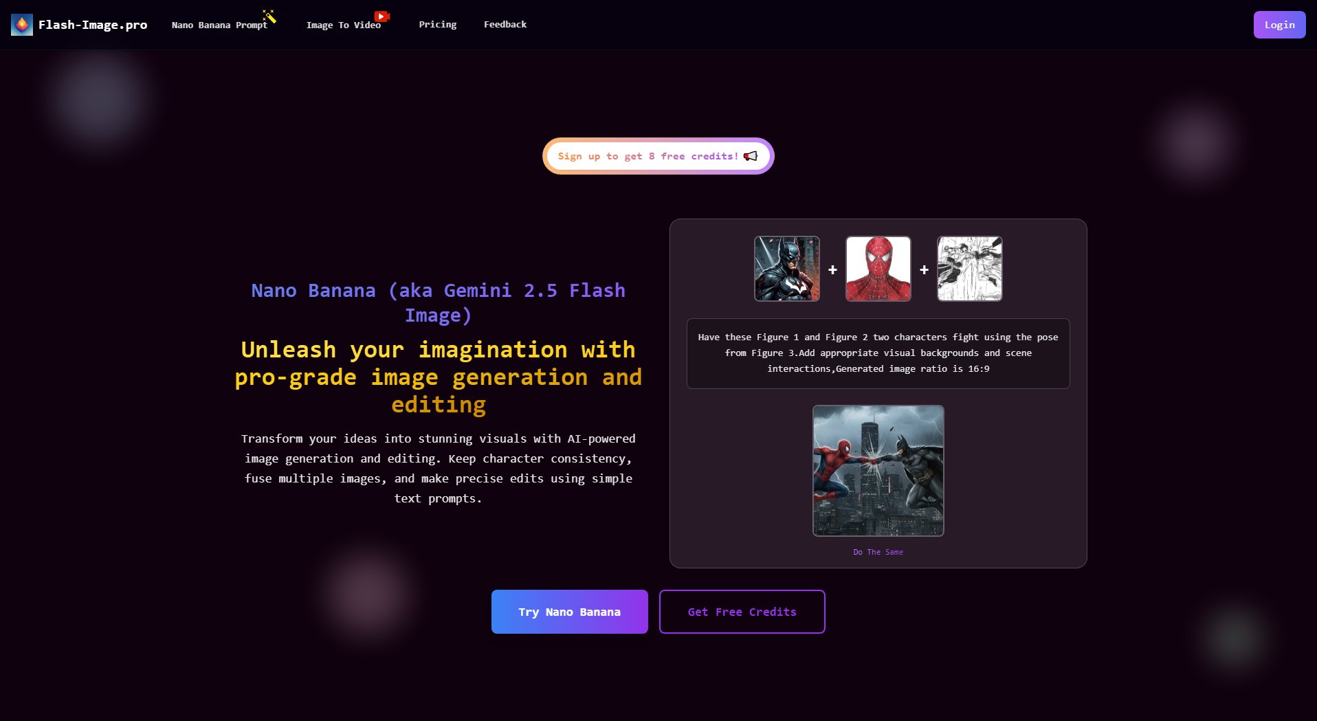 Nano Banana (aka Gemini 2.5 Flash Image) Screenshot