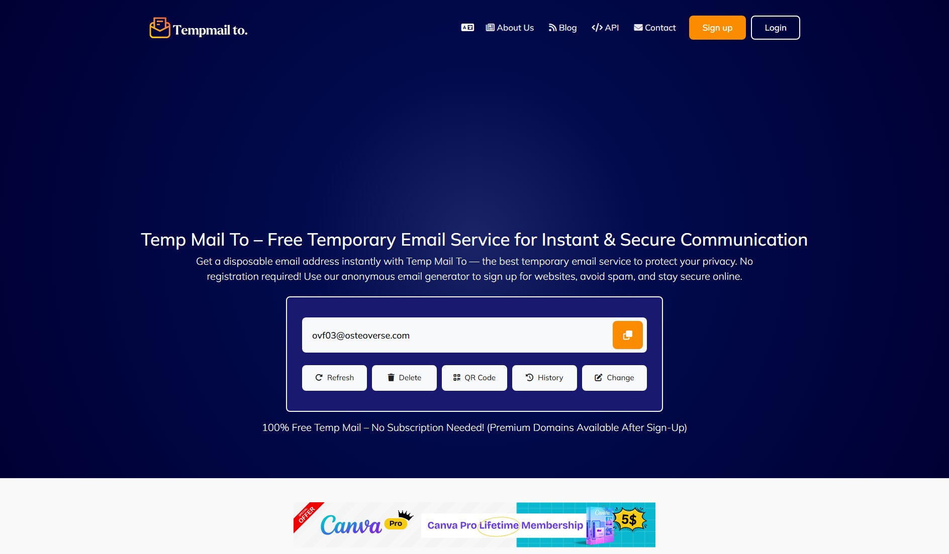 Temp Mail To Temp Mail To Interface & Screenshots Temp Mail To Temp Mail To Interface & Screenshots