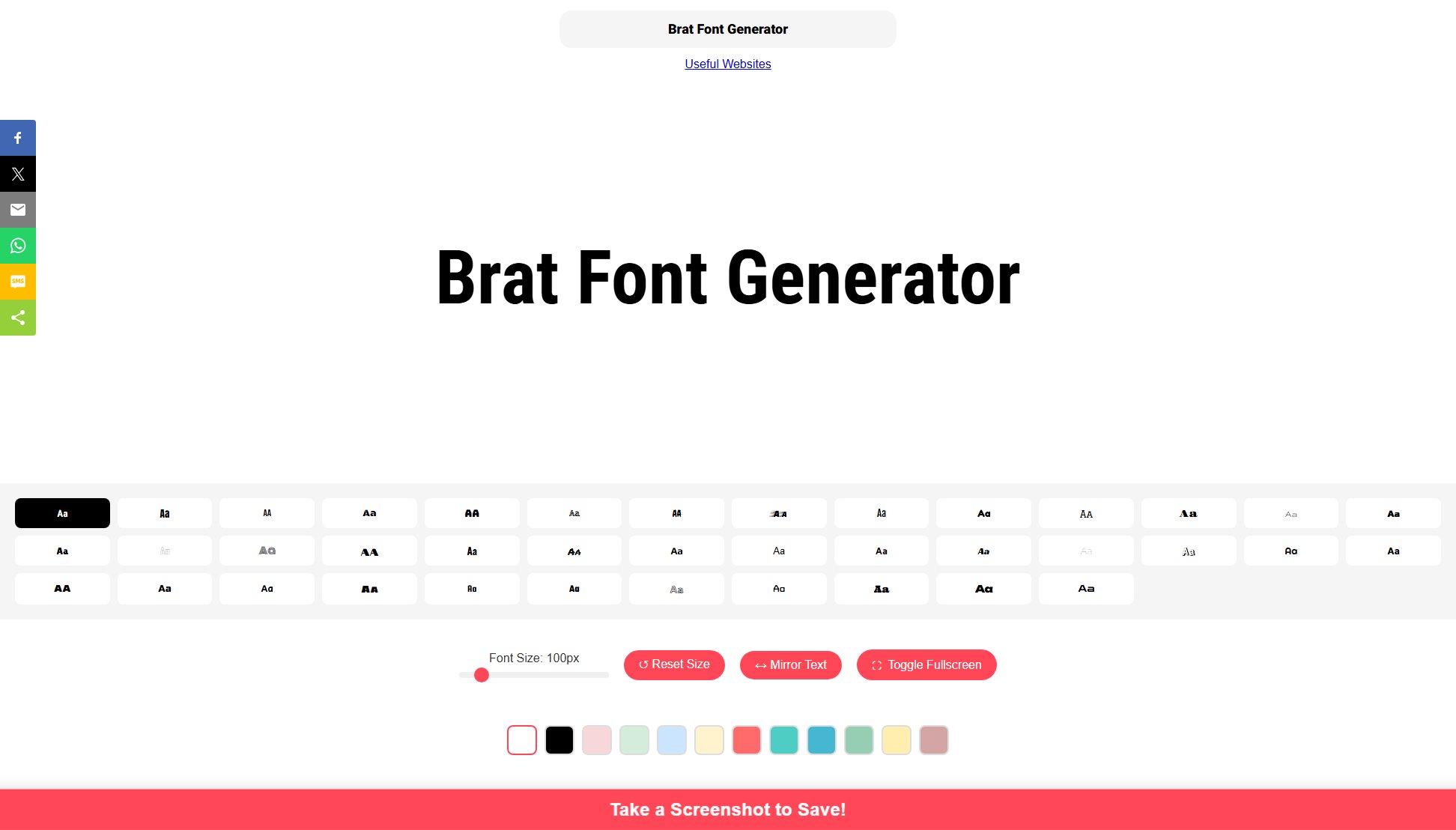 Brat Font Generator Brat Font Generator Interface & Screenshots Brat Font Generator Brat Font Generator Interface & Screenshots
