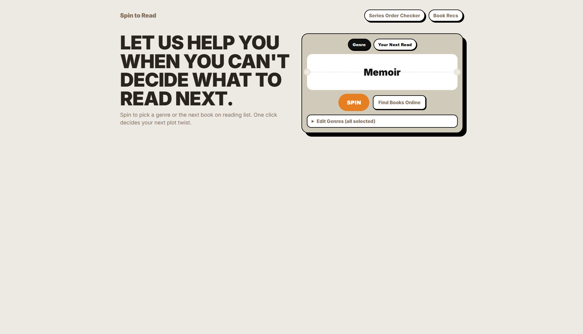 SpinToRead Screenshot SpinToRead Screenshot