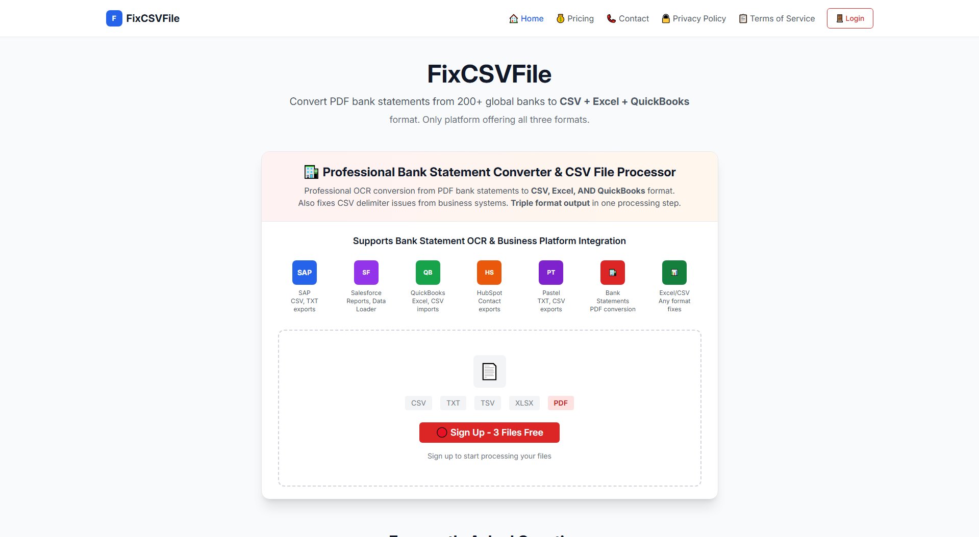 FixCSVFile Screenshot FixCSVFile Screenshot
