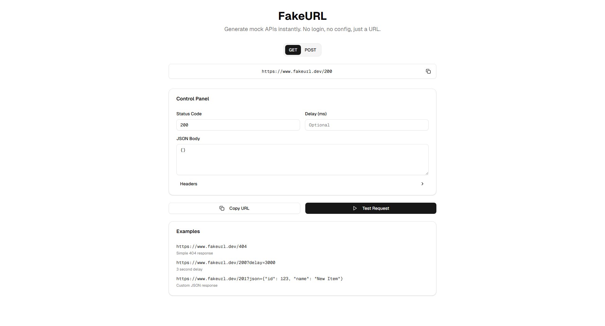 FakeURL Screenshot FakeURL Screenshot
