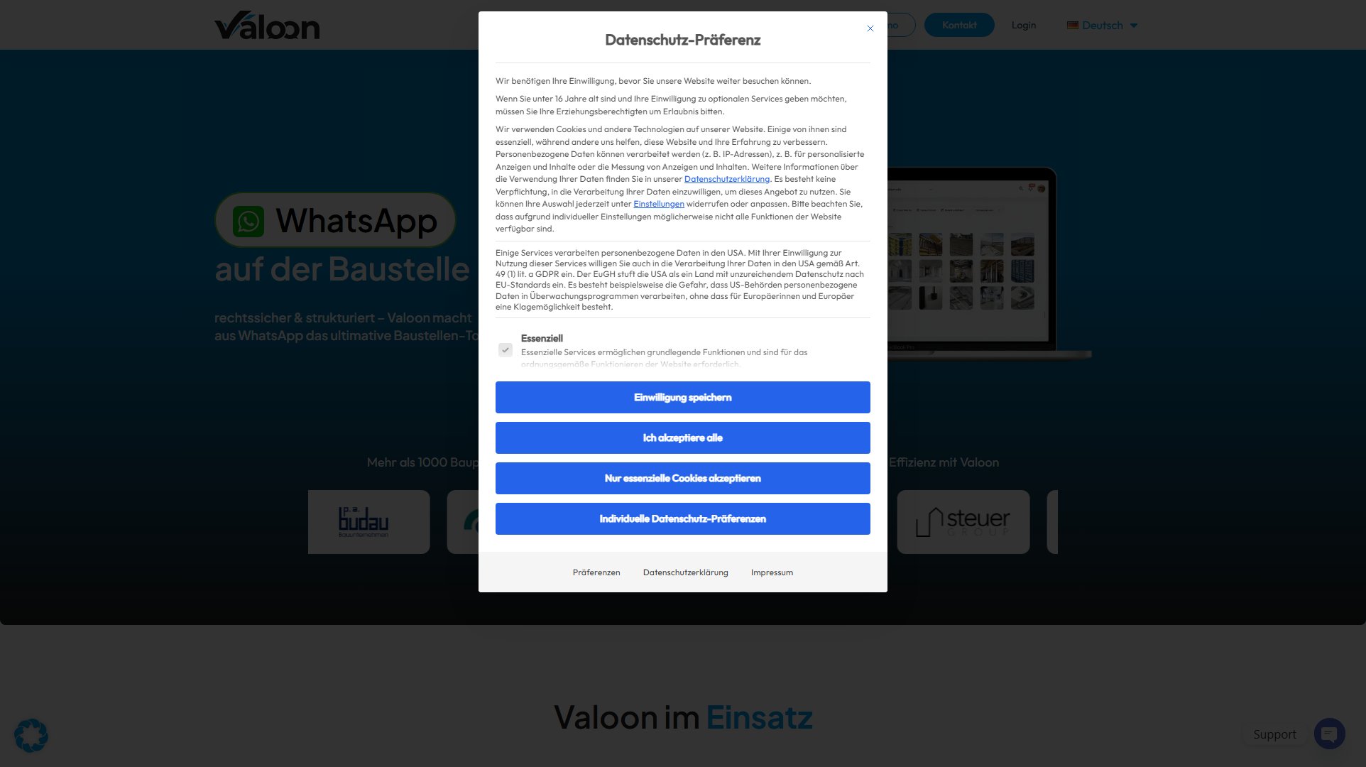 Valoon Valoon Interface & Screenshots
