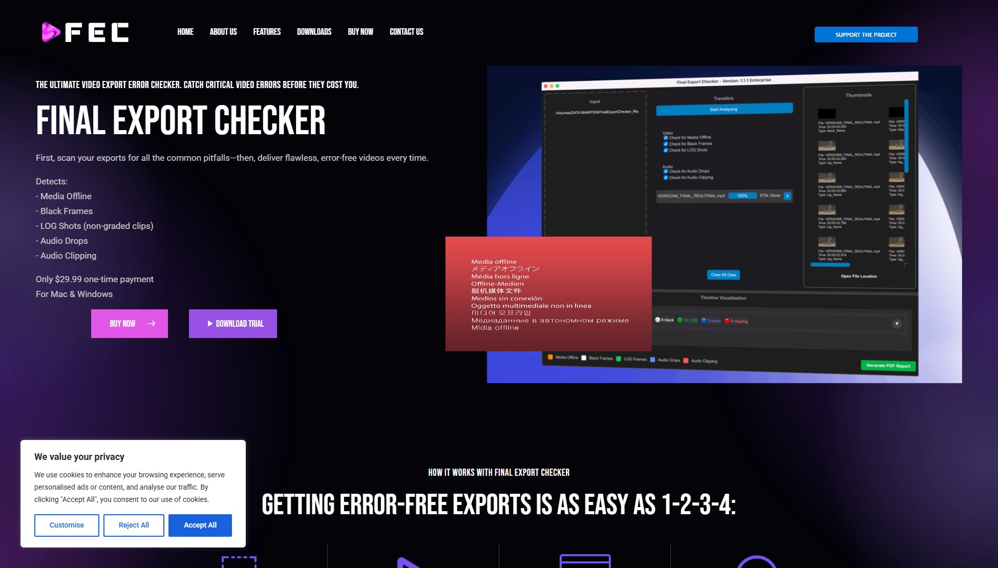 Final Export Checker Final Export Checker Interface & Screenshots Final Export Checker Final Export Checker Interface & Screenshots