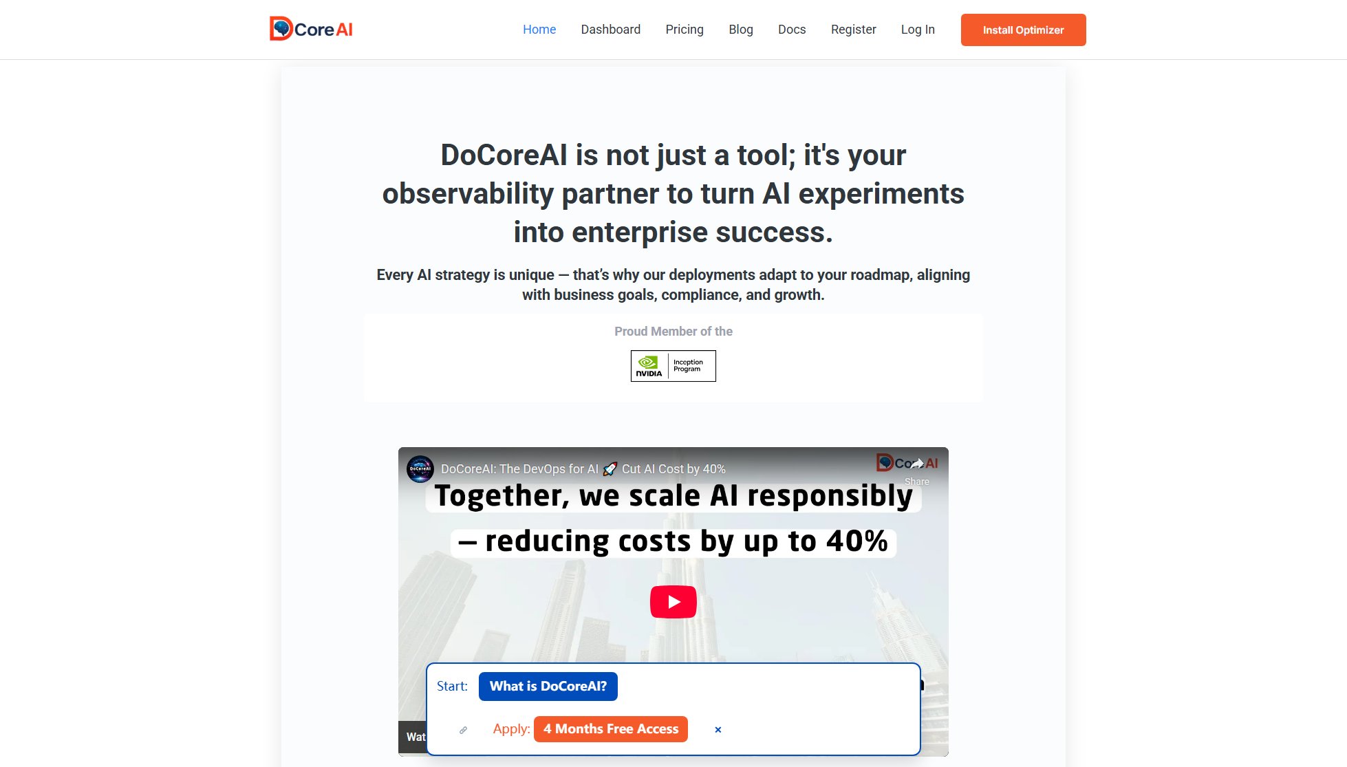 DoCoreAI DoCoreAI Interface & Screenshots DoCoreAI DoCoreAI Interface & Screenshots