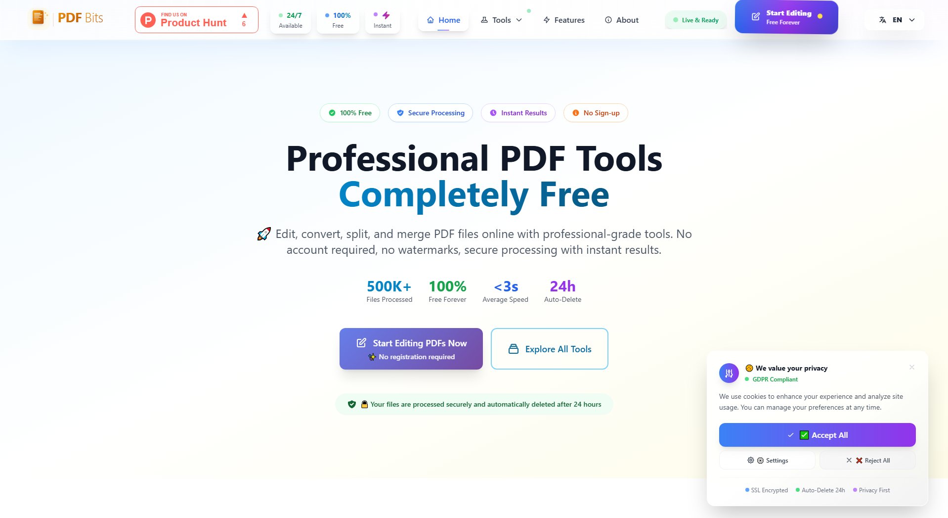 PDFBits Screenshot