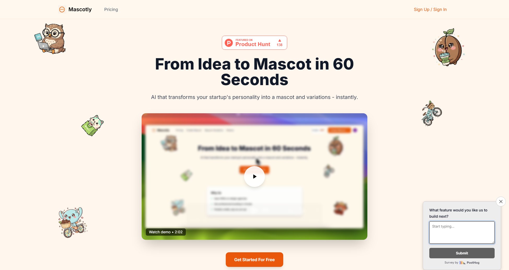 AI Mascot Generator Screenshot AI Mascot Generator Screenshot