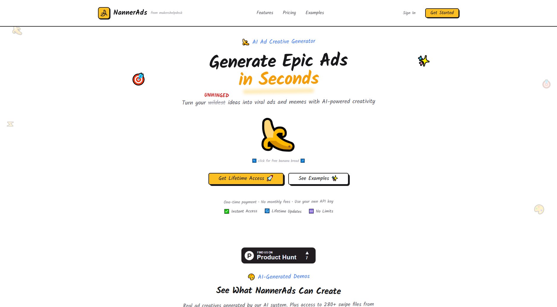 NannerAds Screenshot