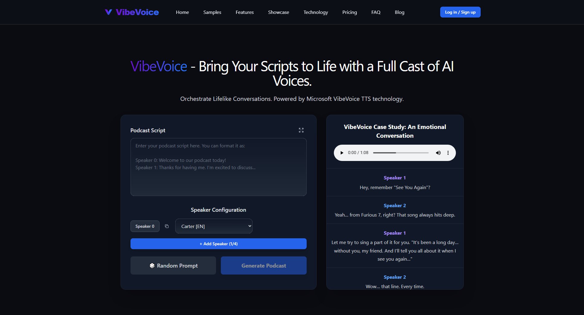 VibeVoice Screenshot VibeVoice Screenshot