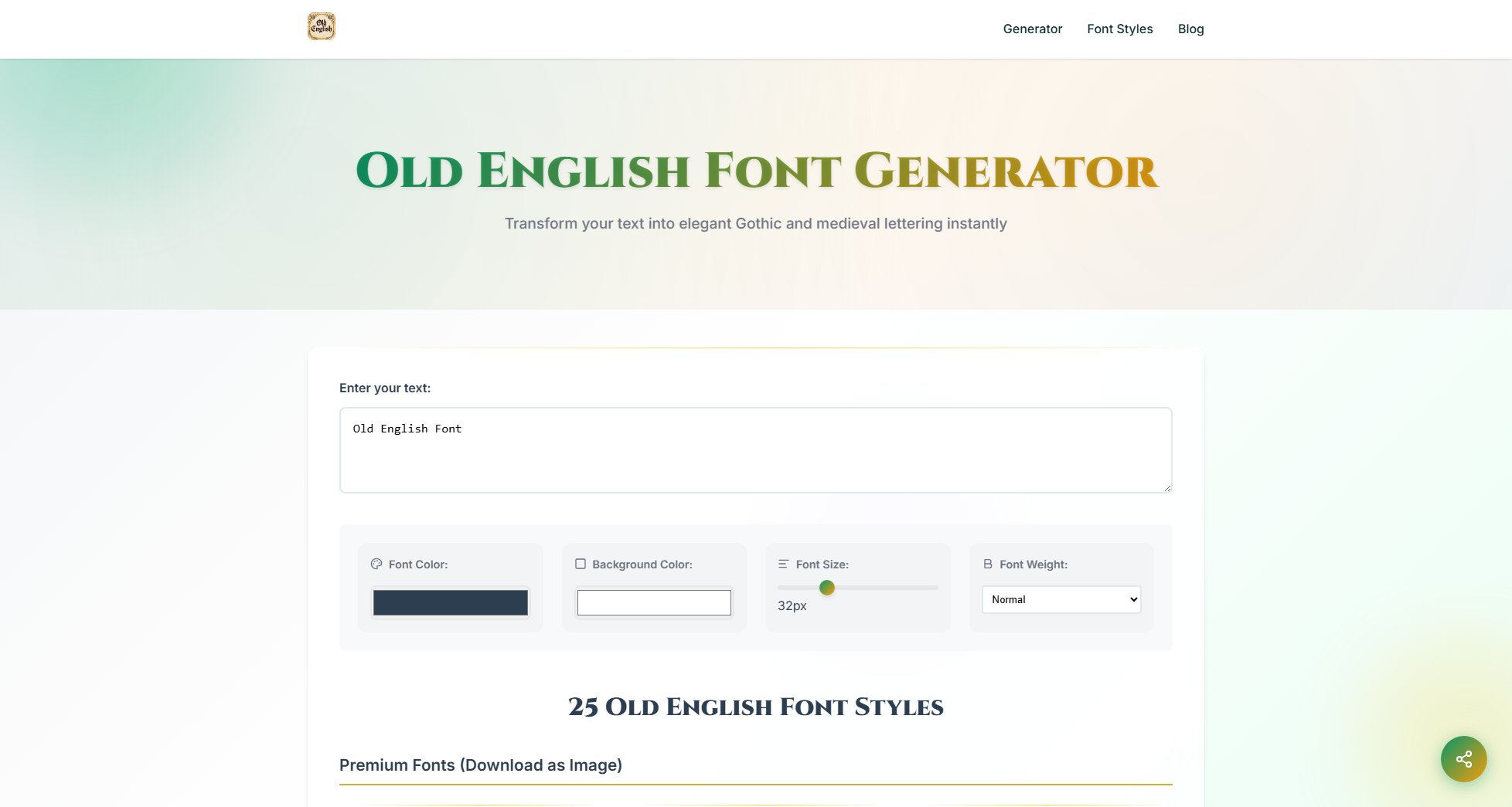 Old English Font Generator Old English Font Generator Interface & Screenshots Old English Font Generator Old English Font Generator Interface & Screenshots