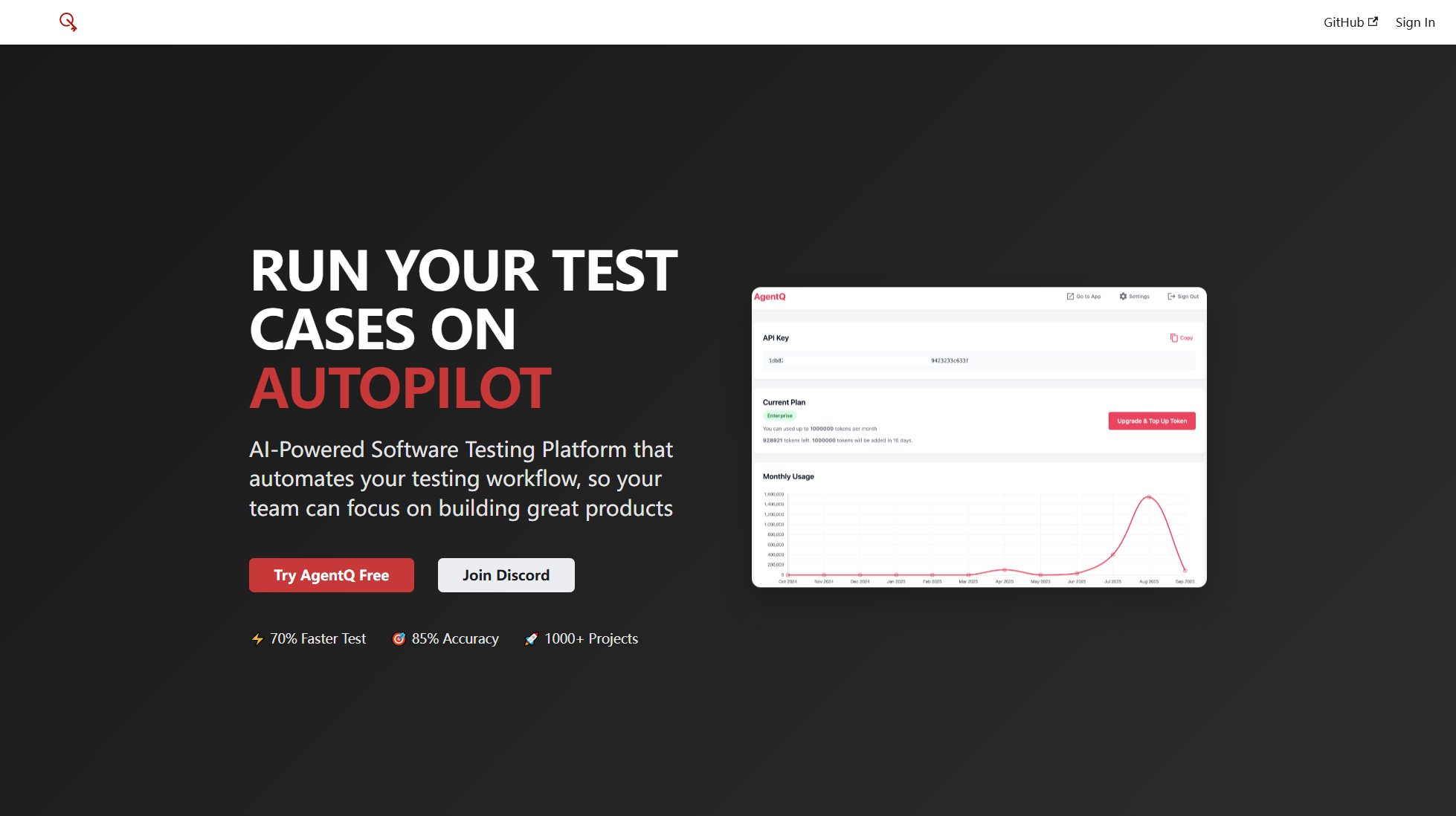 AgentQ AgentQ Interface & Screenshots