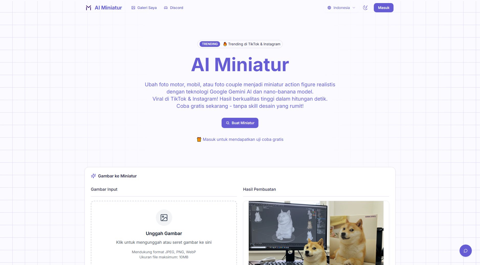 AI Miniatur Screenshot AI Miniatur Screenshot