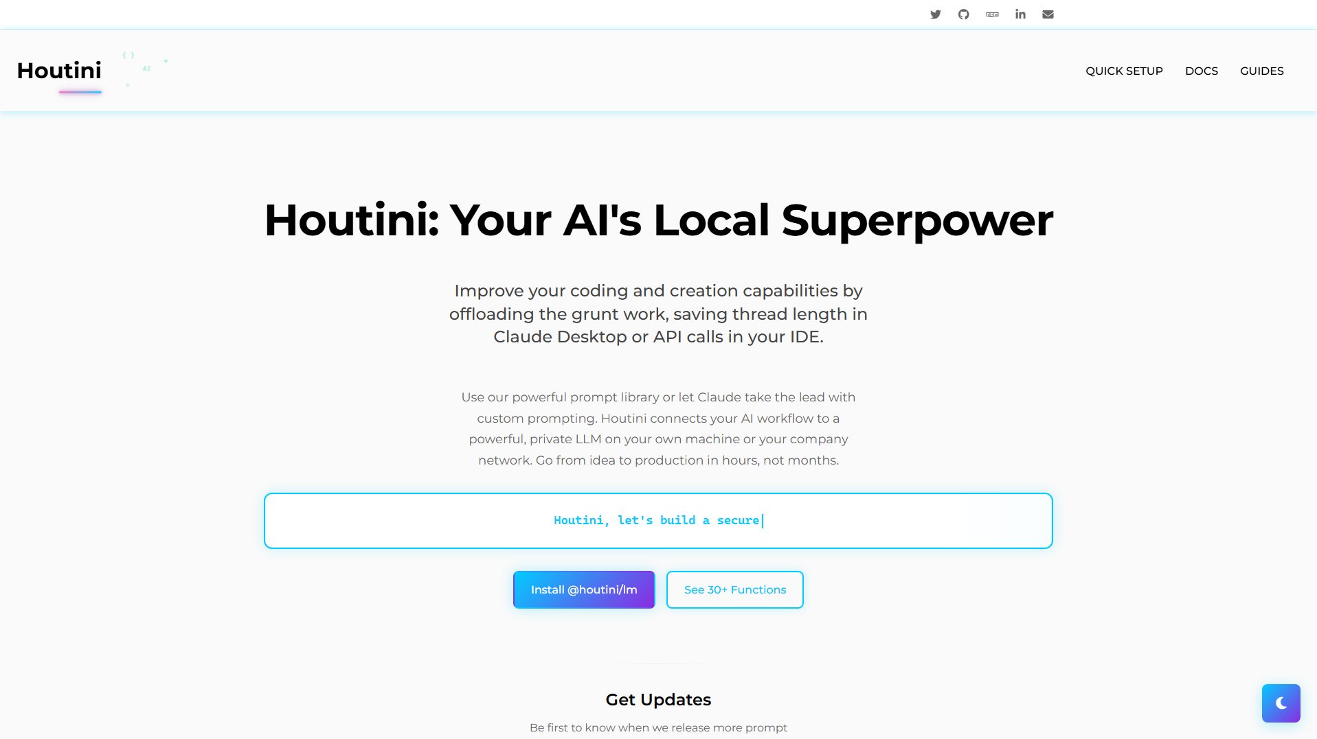 Houtini.ai Screenshot