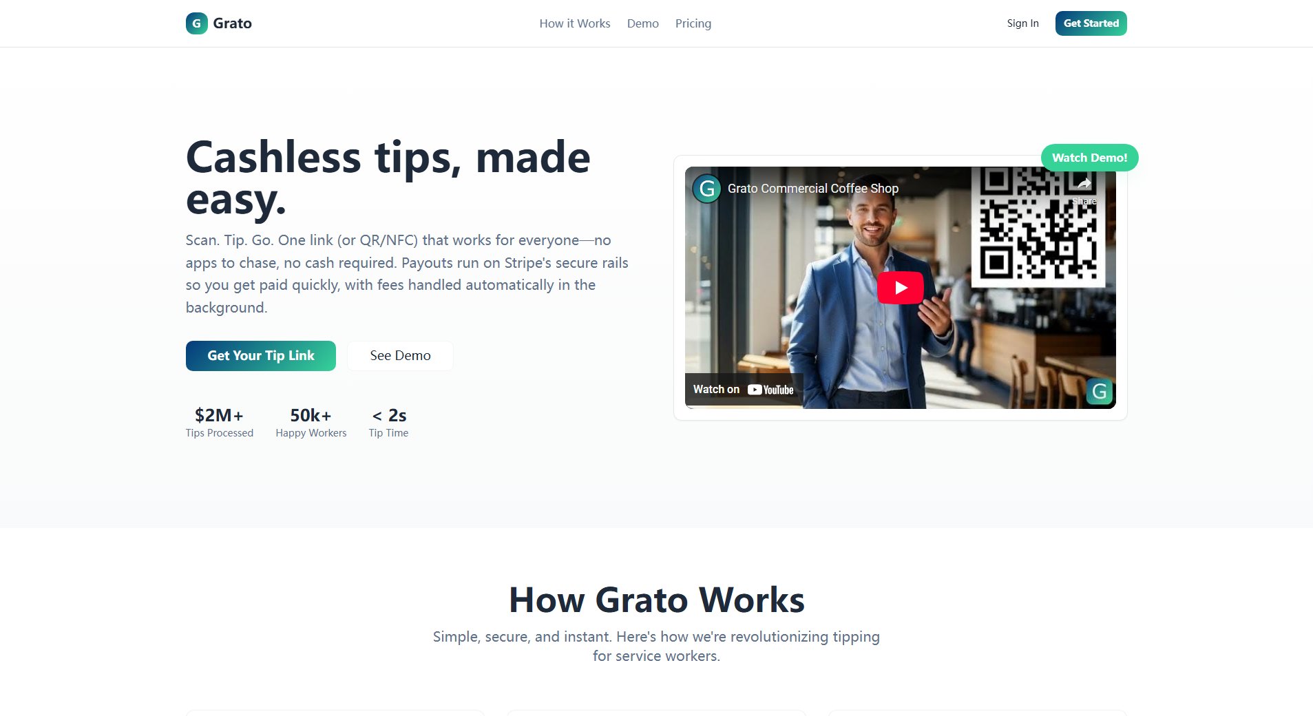 Grato Grato Interface & Screenshots