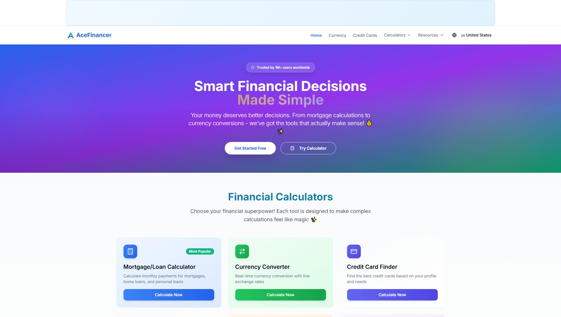 AceFinancer Screenshot