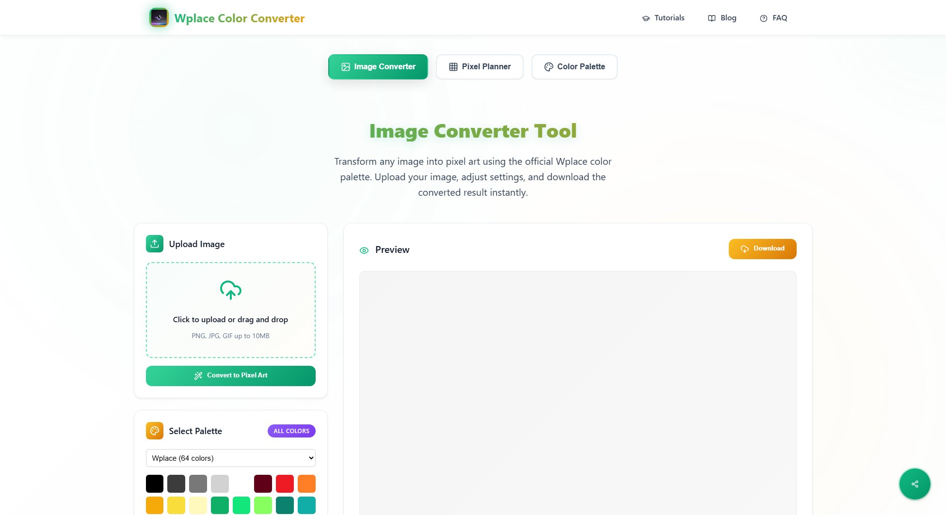 Wplace Color Converter Screenshot