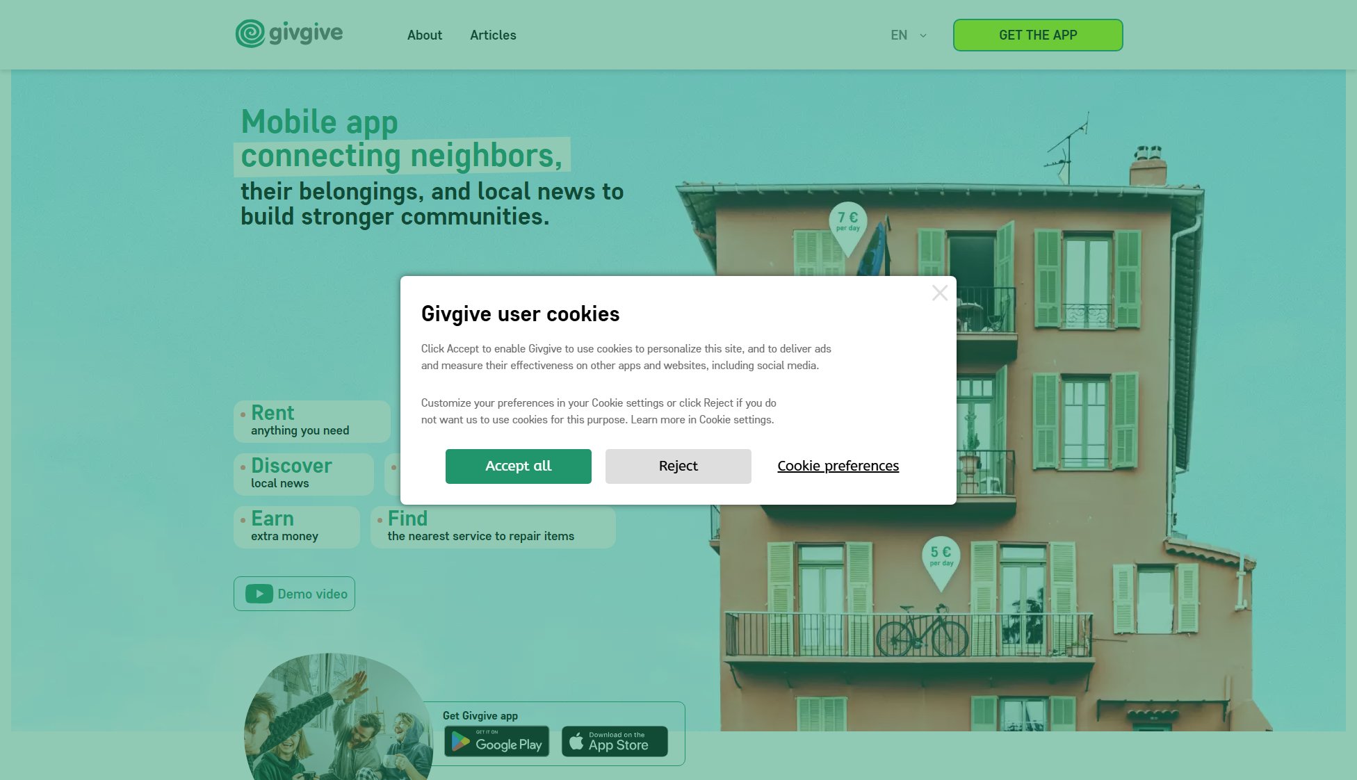 Givgive Givgive Interface & Screenshots Givgive Givgive Interface & Screenshots