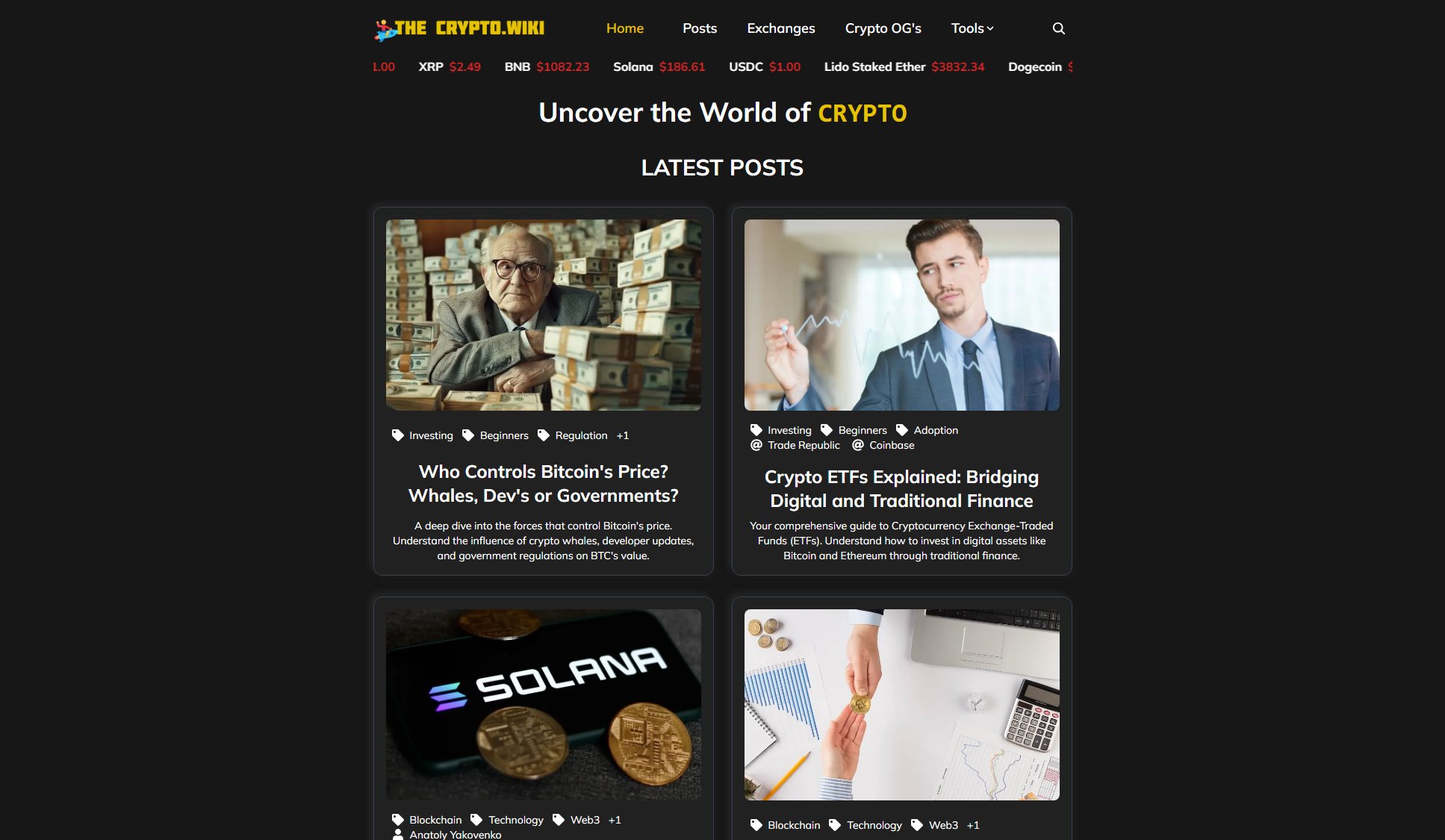 Crypto Wiki Crypto Wiki Interface & Screenshots Crypto Wiki Crypto Wiki Interface & Screenshots