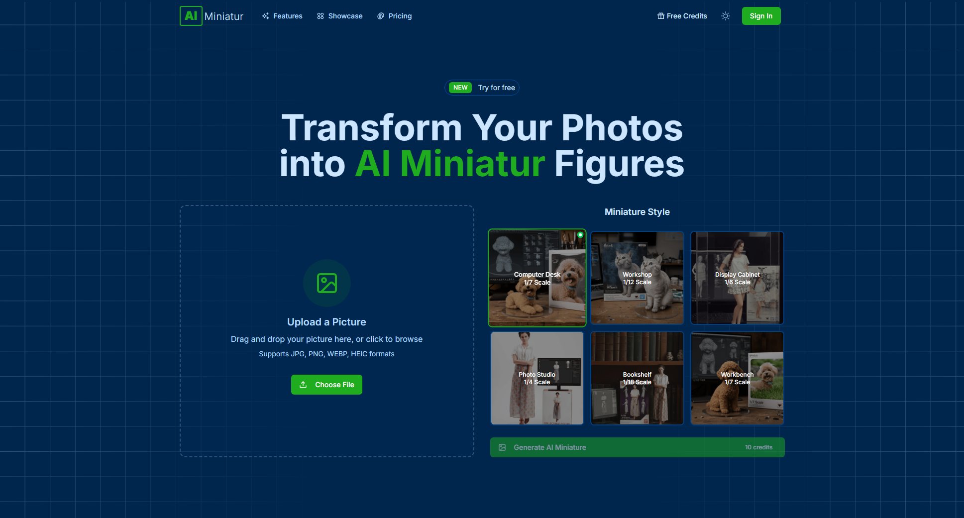 AI Miniatur Screenshot AI Miniatur Screenshot