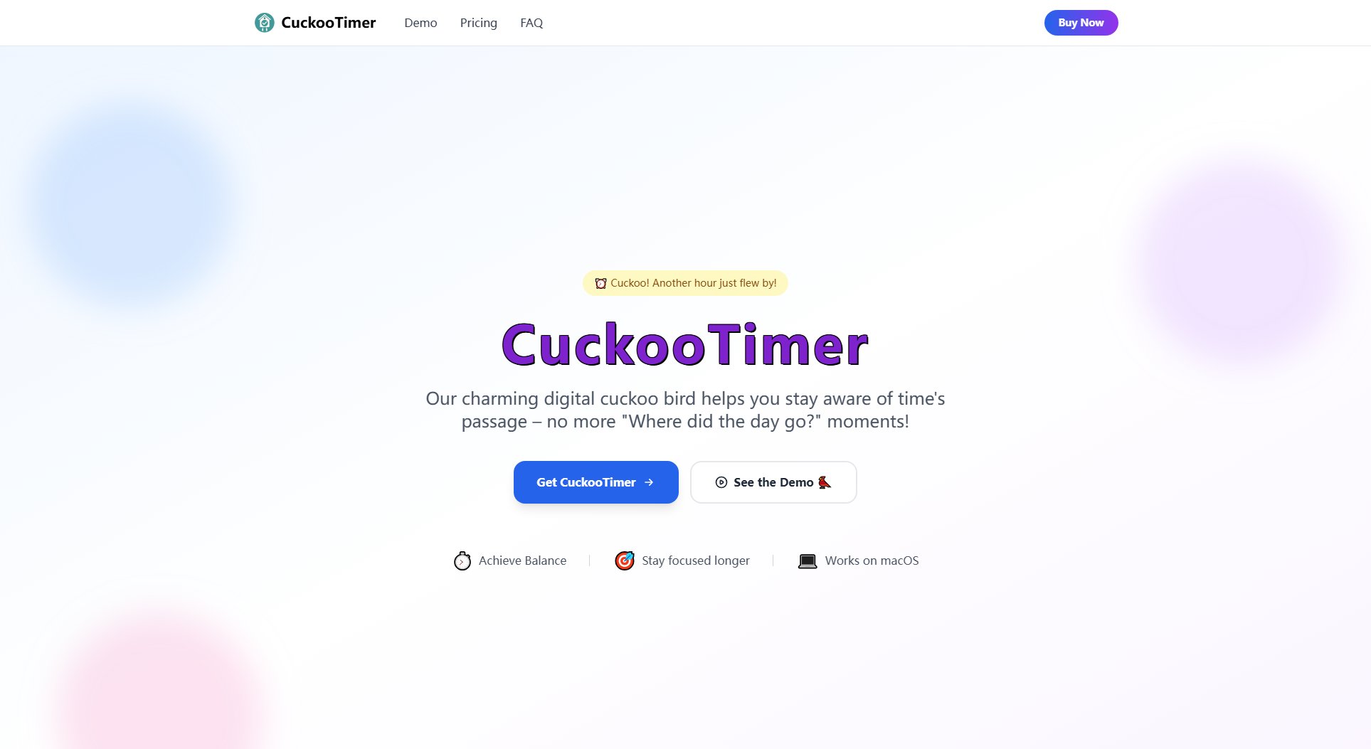 CuckooTimer CuckooTimer Interface & Screenshots CuckooTimer CuckooTimer Interface & Screenshots
