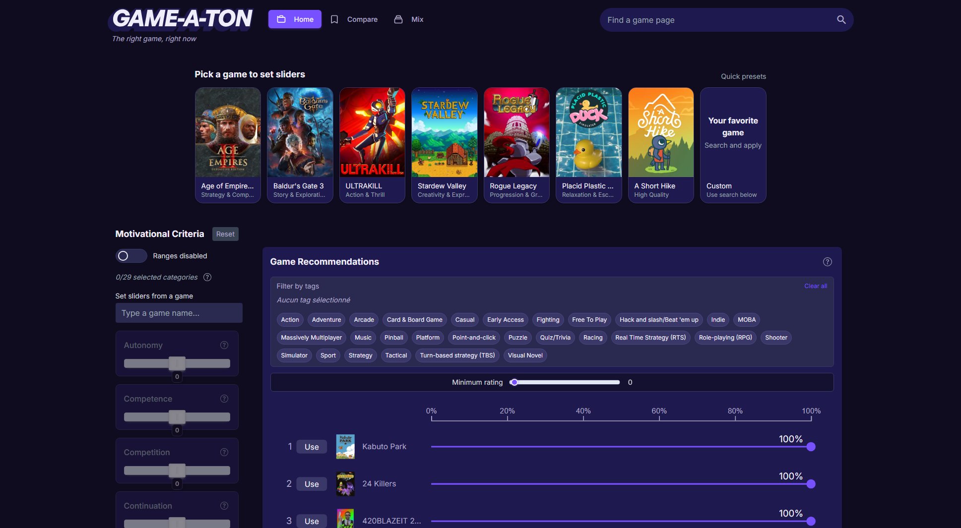 Gameaton Gameaton Interface & Screenshots Gameaton Gameaton Interface & Screenshots