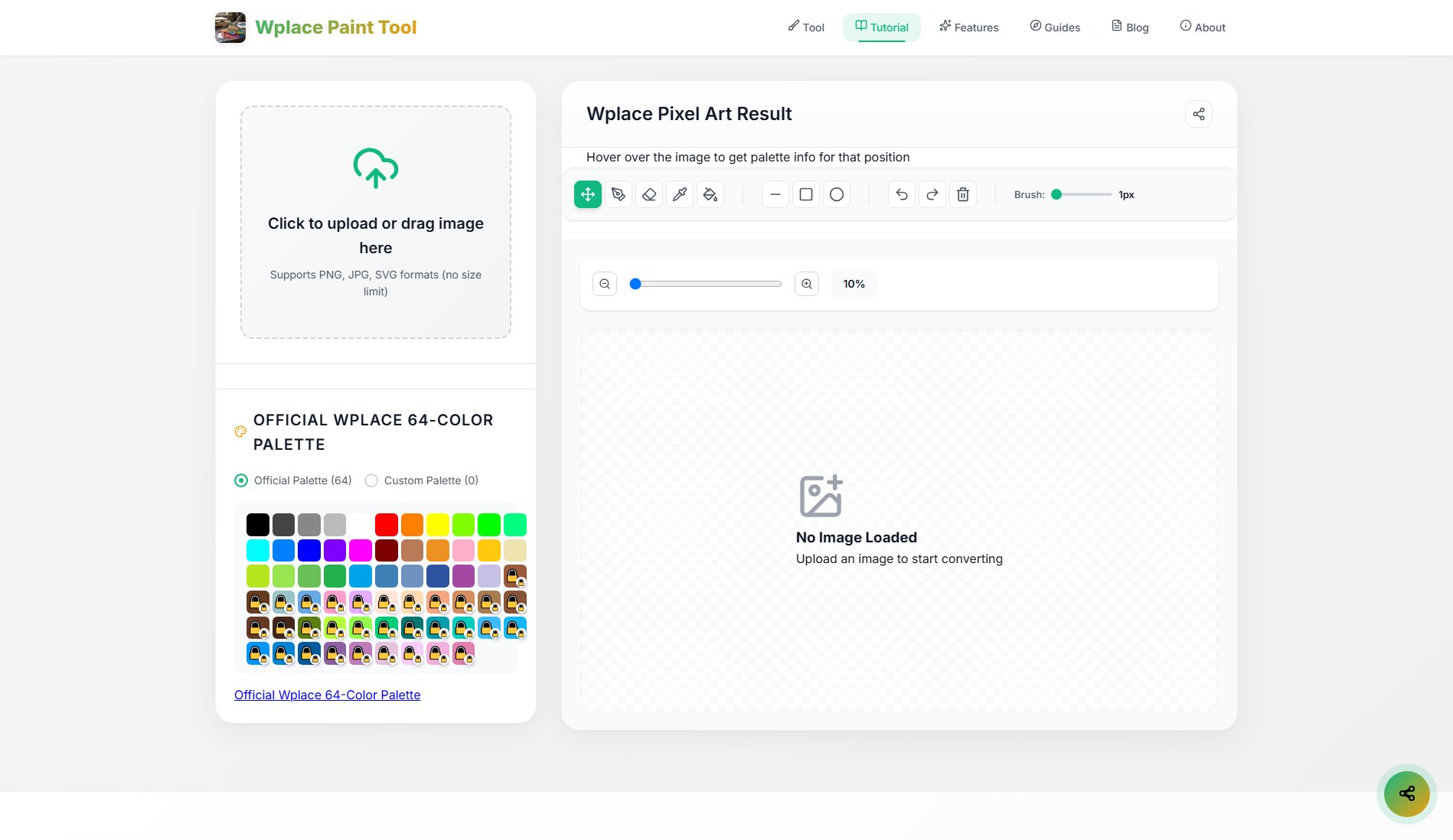 Wplace Paint Tool Screenshot Wplace Paint Tool Screenshot