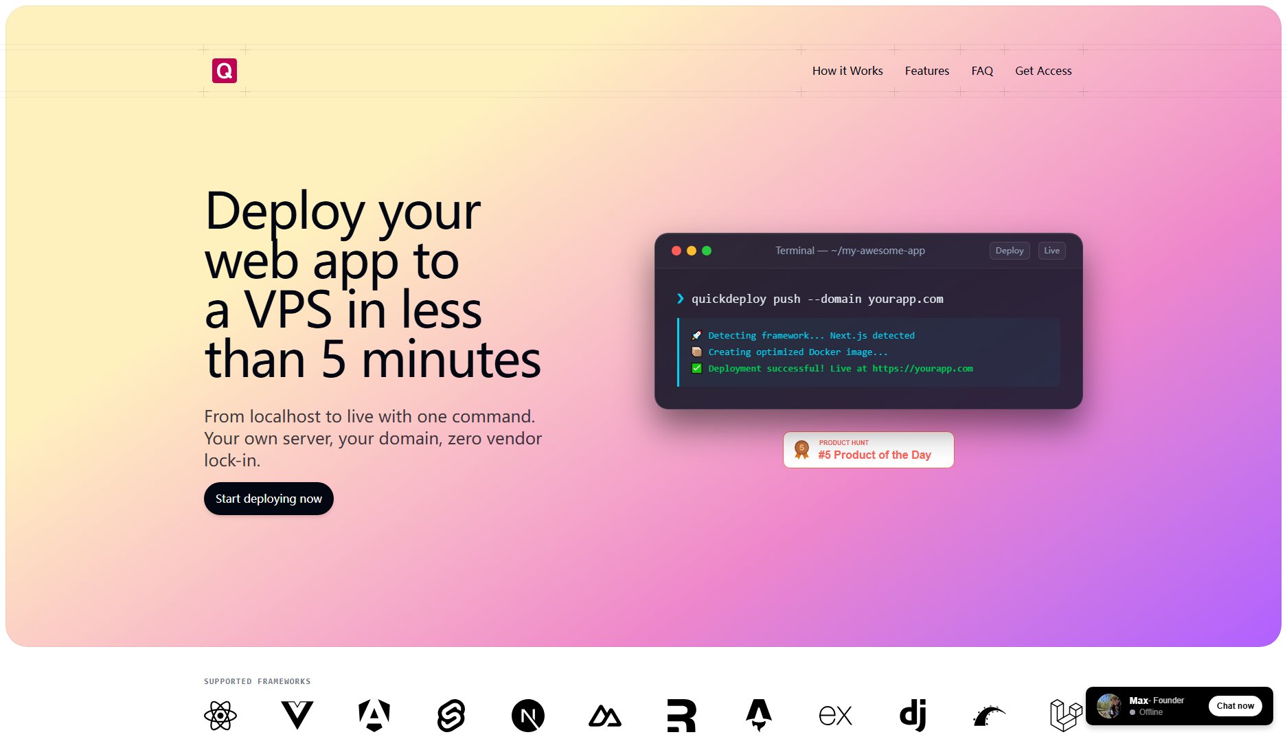 QuickDeploy Screenshot