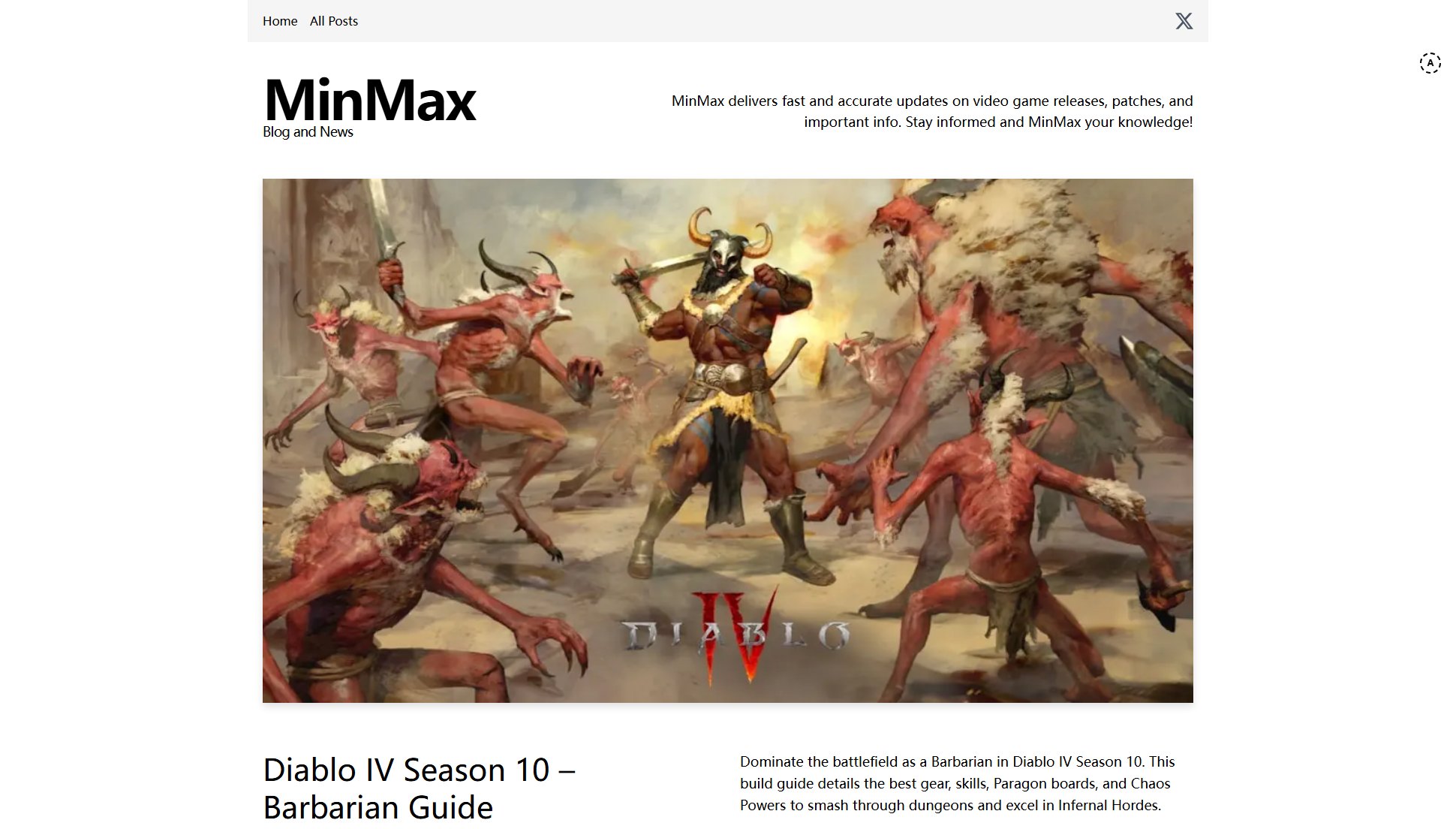 MinMax MinMax Interface & Screenshots