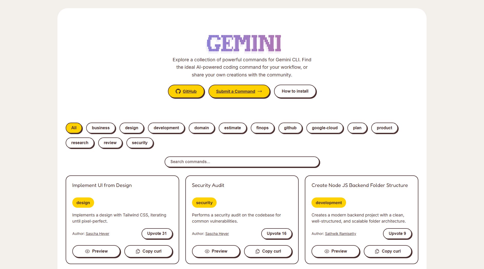Gemini Commands Gemini Commands Interface & Screenshots Gemini Commands Gemini Commands Interface & Screenshots