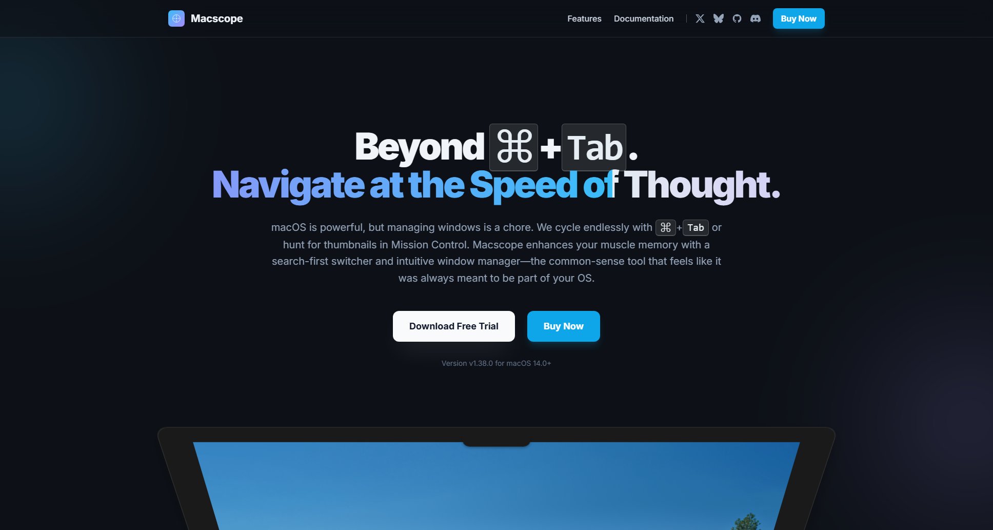Macscope Macscope Interface & Screenshots
