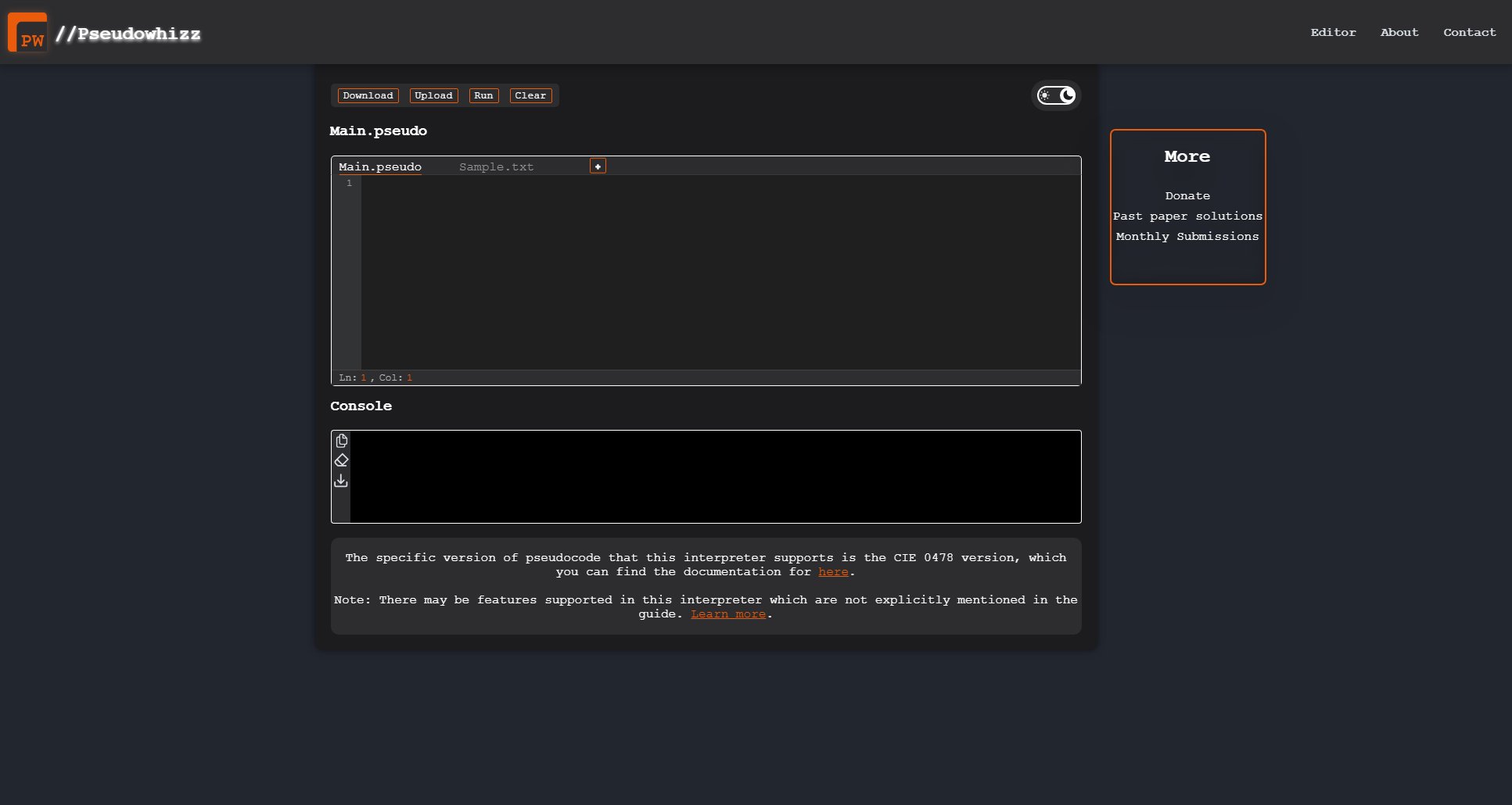Pseudowhizz Screenshot