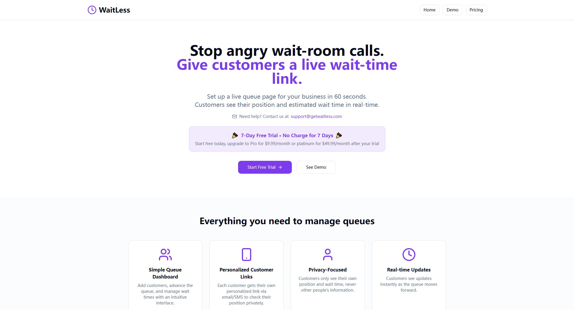 WaitLess Screenshot
