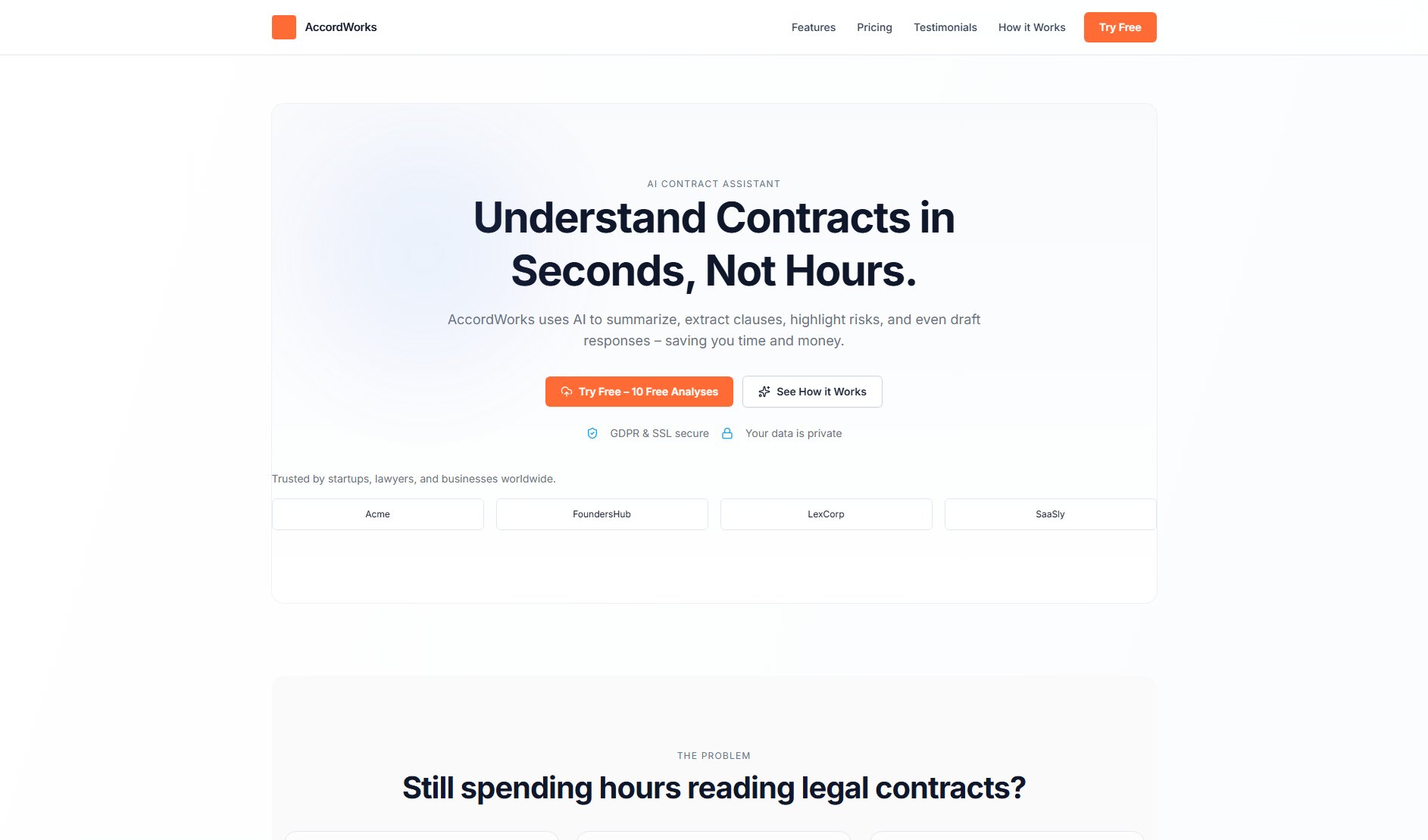 AccordWorks Screenshot AccordWorks Screenshot
