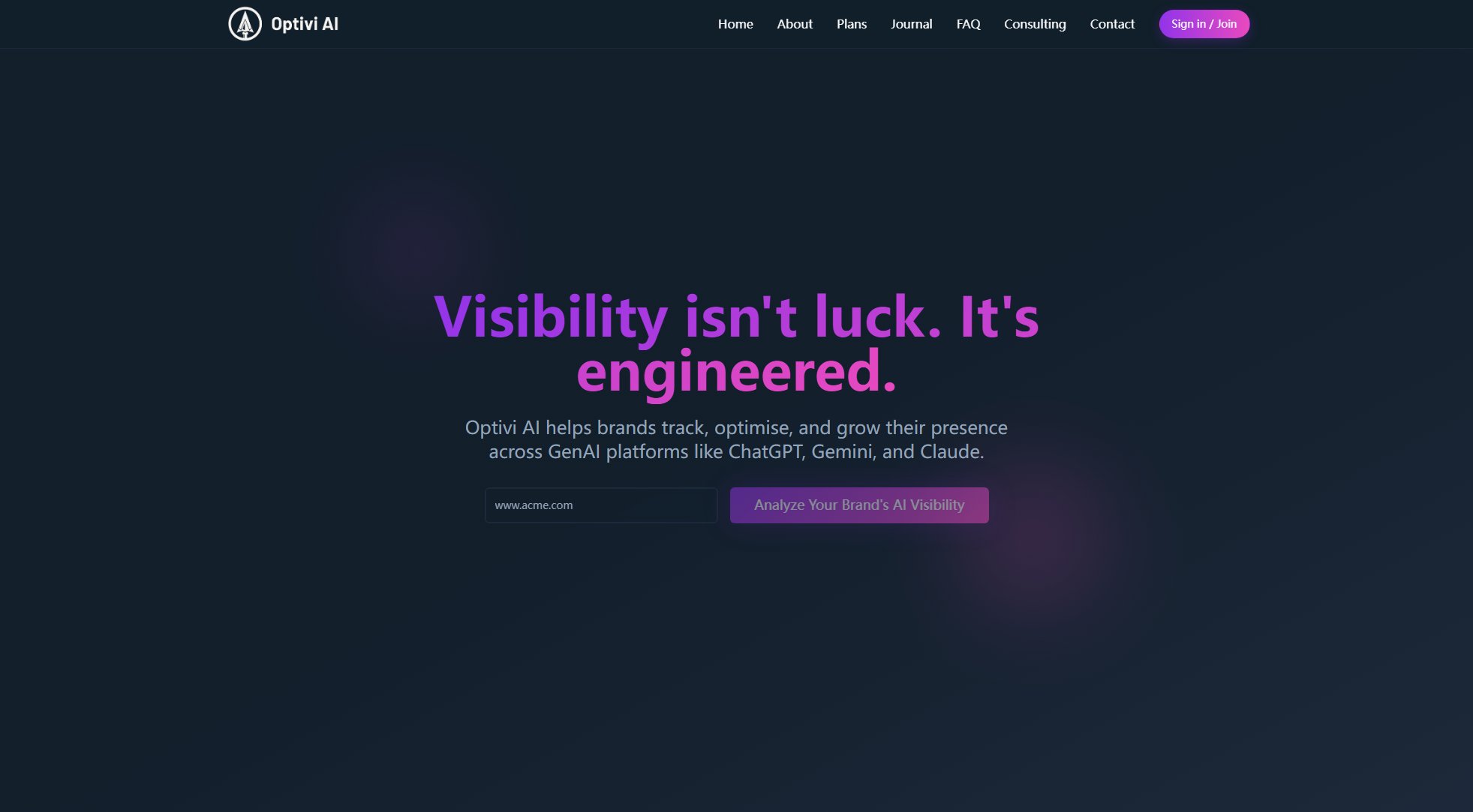 Optivi AI Screenshot