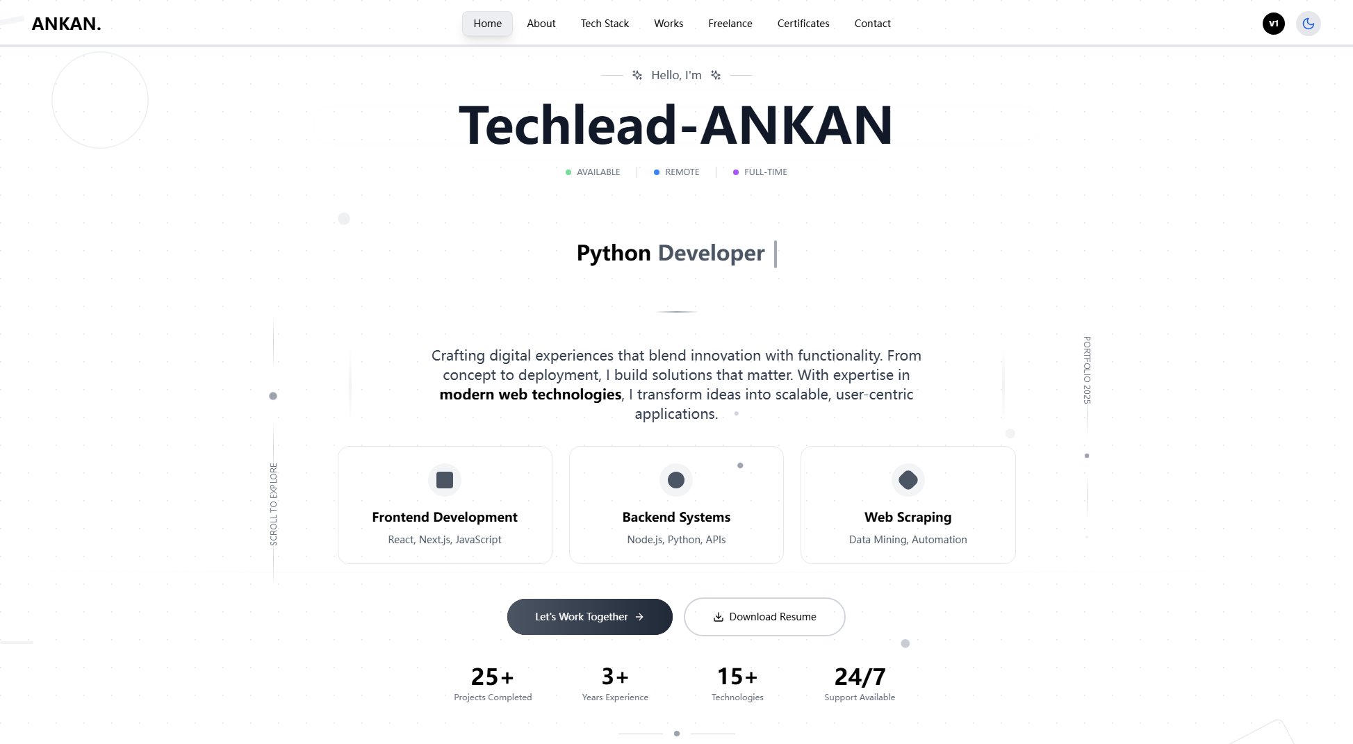 Techlead-ANKAN Screenshot