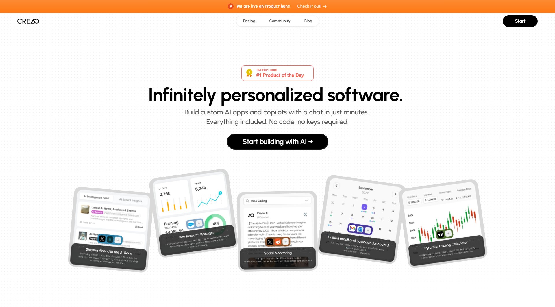 Creao.ai Screenshot Creao.ai Screenshot
