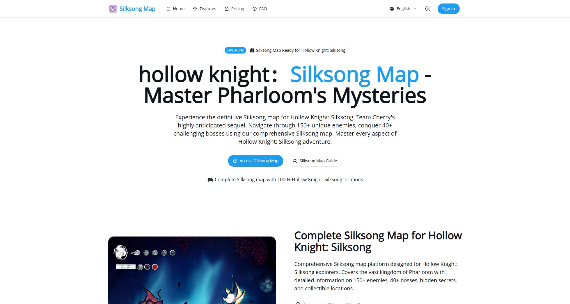 Silksong Map Screenshot Silksong Map Screenshot