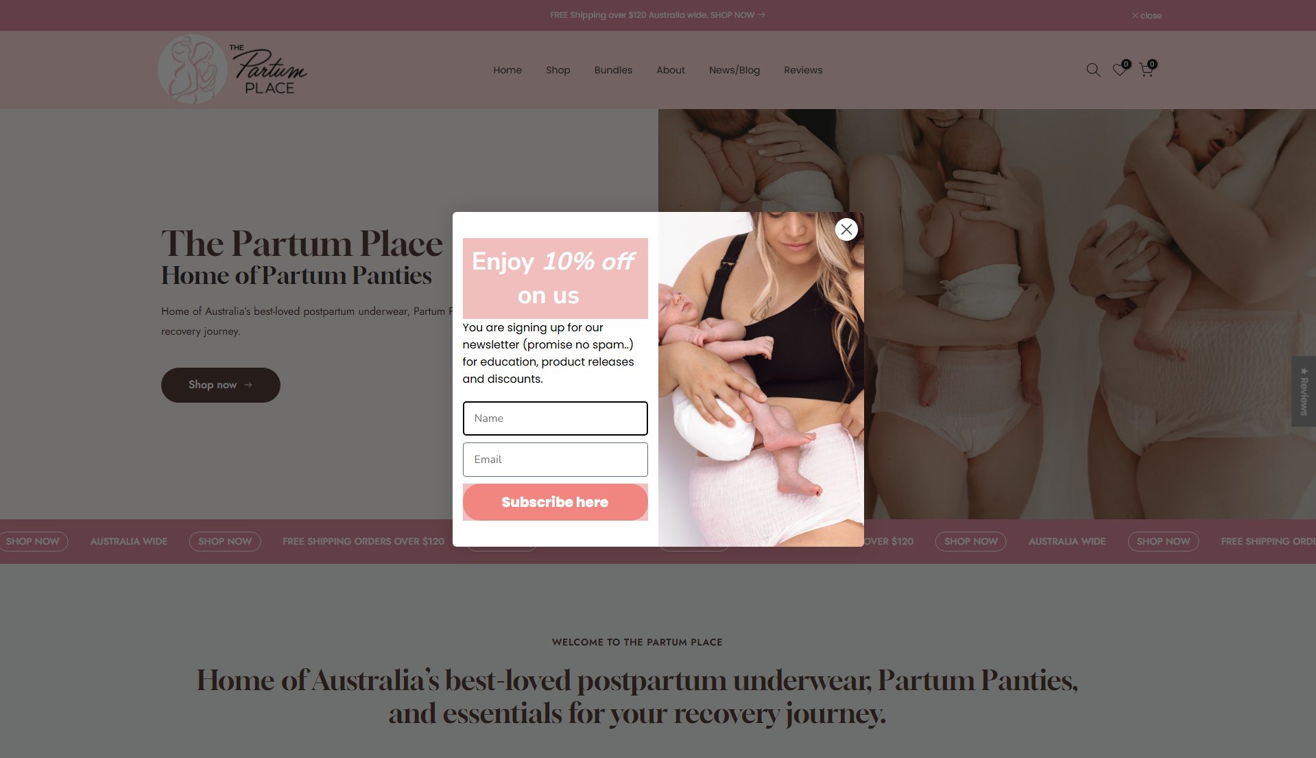Partum Panties Partum Panties Interface & Screenshots