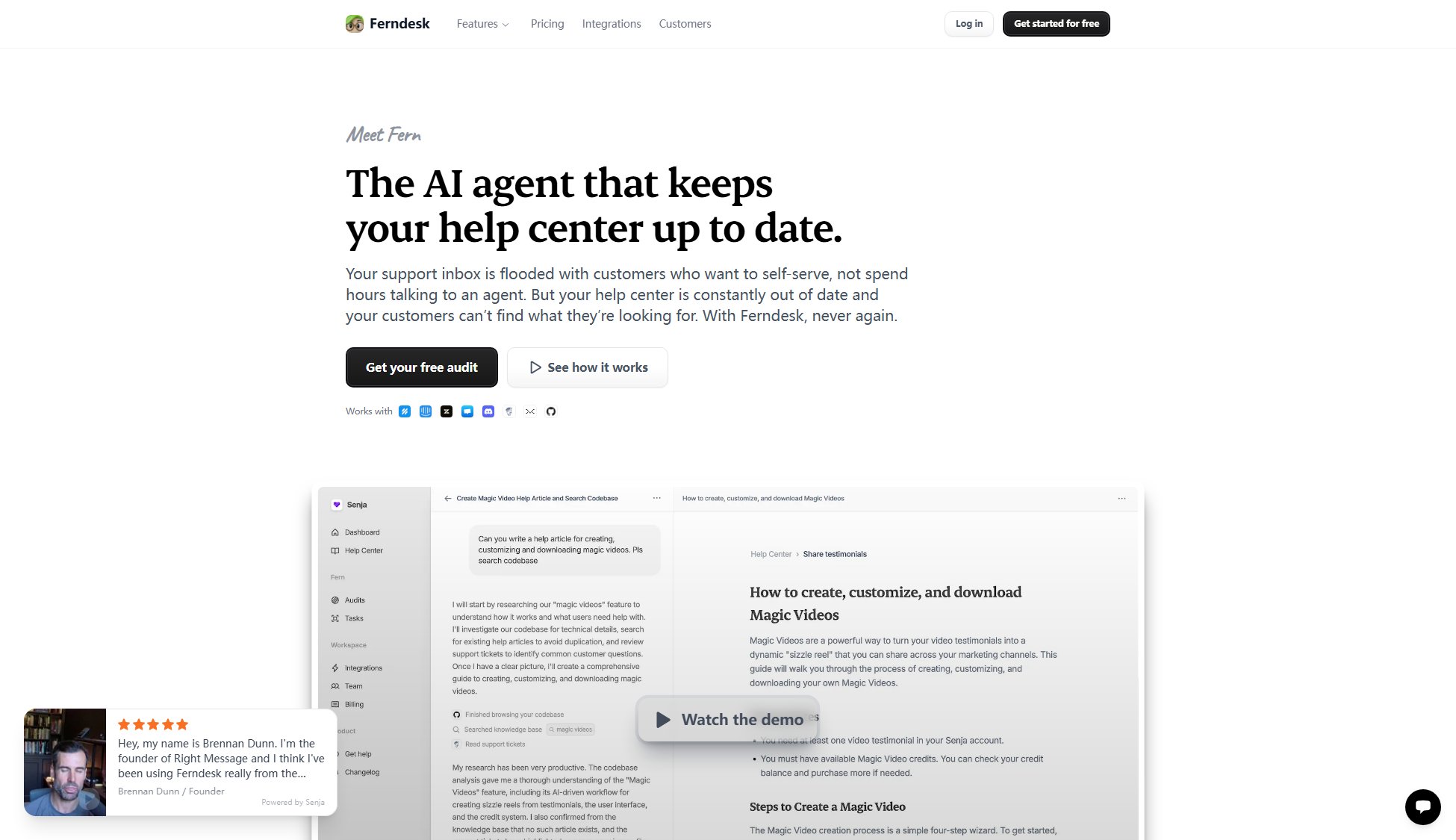 Ferndesk Screenshot