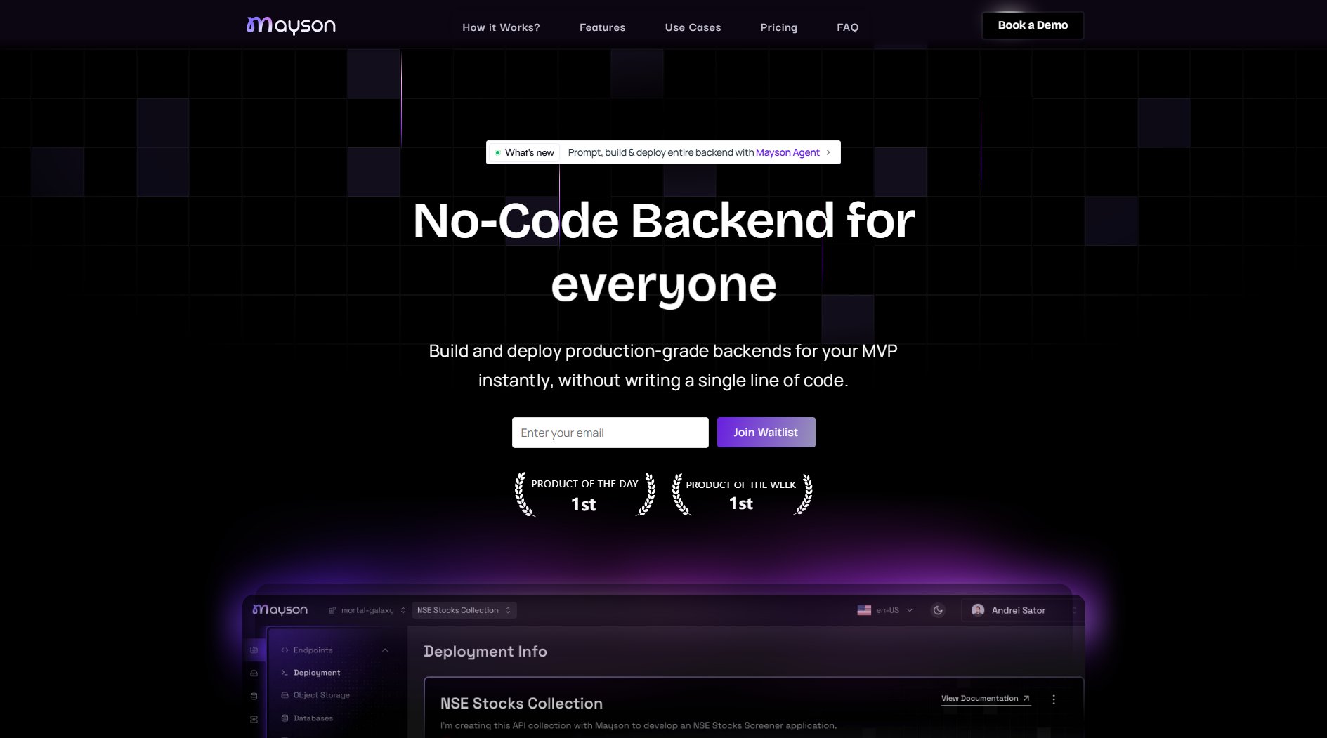 Mayson Mayson Interface & Screenshots Mayson Mayson Interface & Screenshots